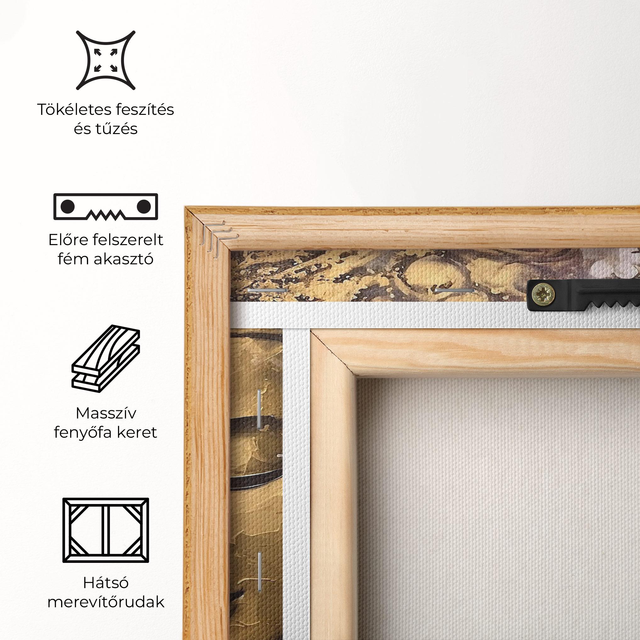 Vászonkép Abstract Buddha Plants mockup 5