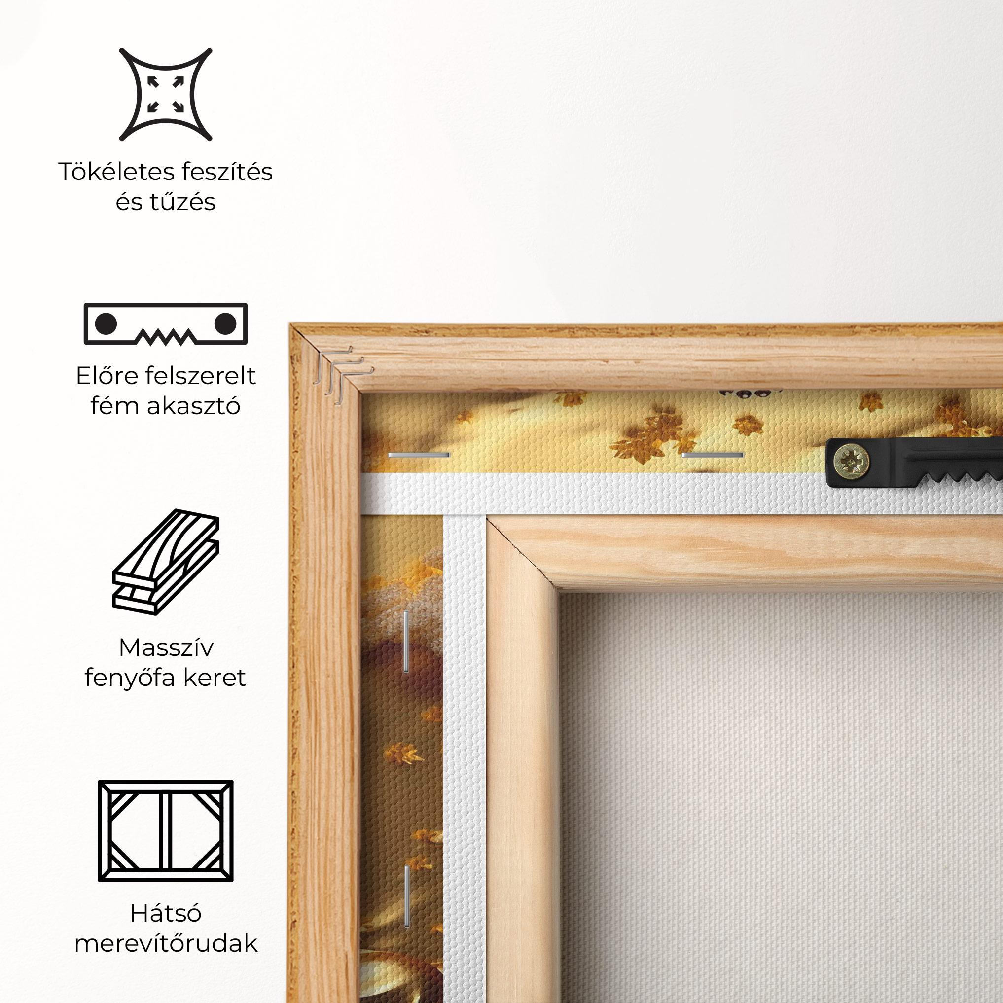 Vászonkép Strong Gold Buddha mockup 5