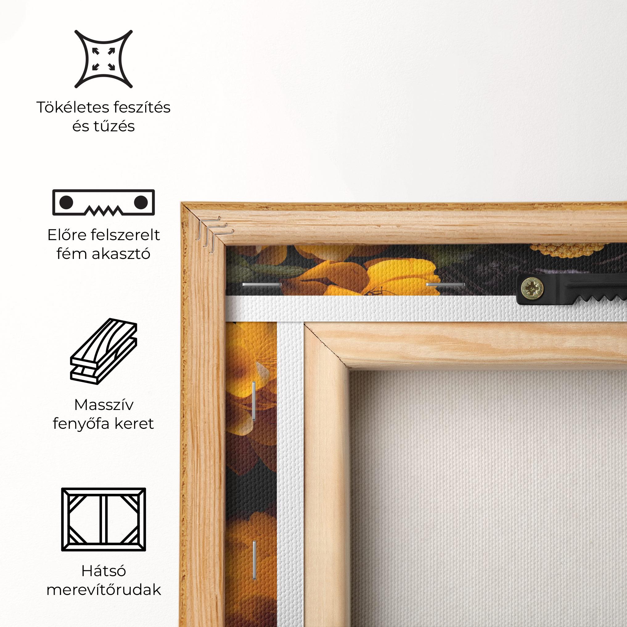 Vászonkép Vecteezy_buddha Statue Surrounded By Yellow Flowers Ai Generated_27745002_860 mockup 5