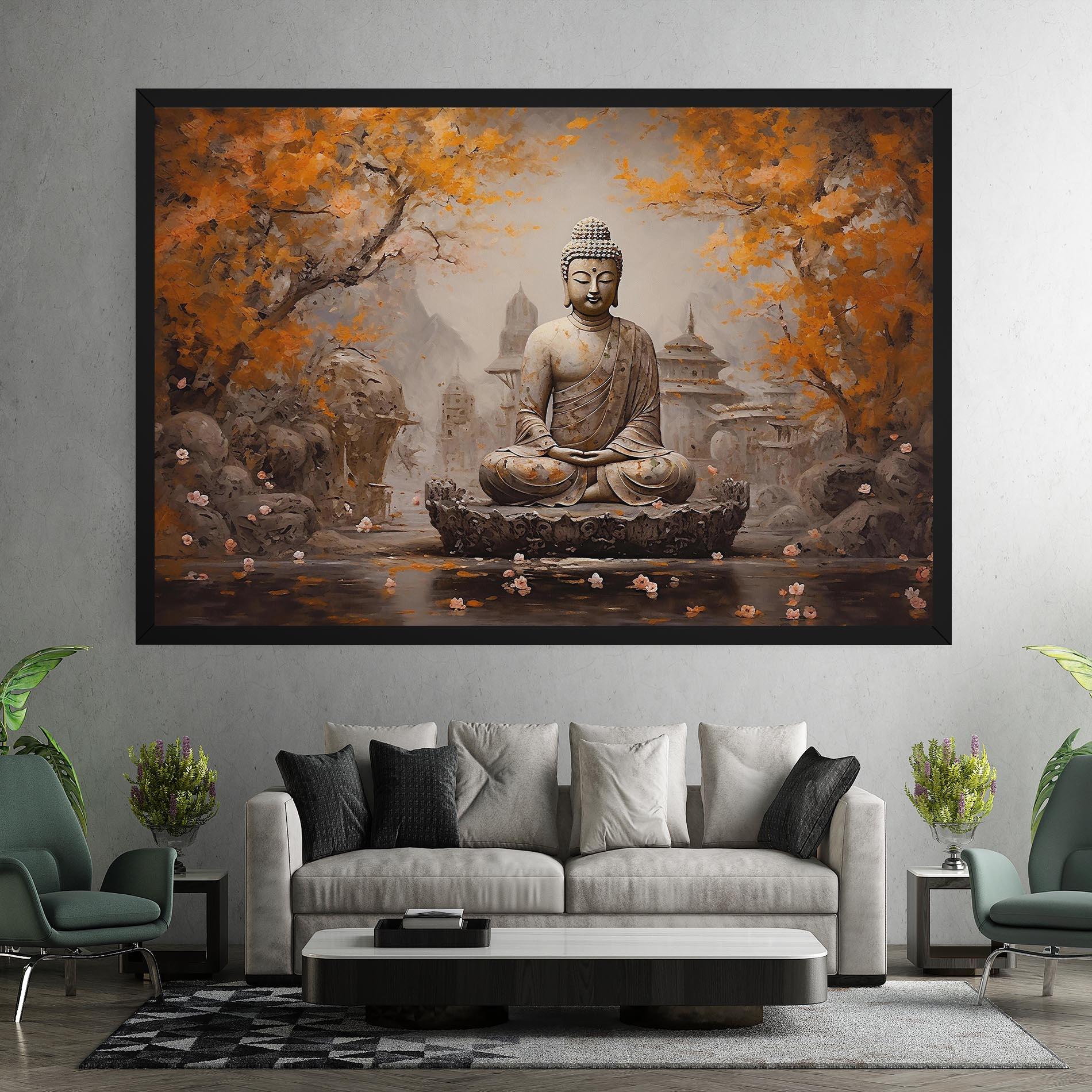 Vászonkép Beautiful Buddha Art mockup 7