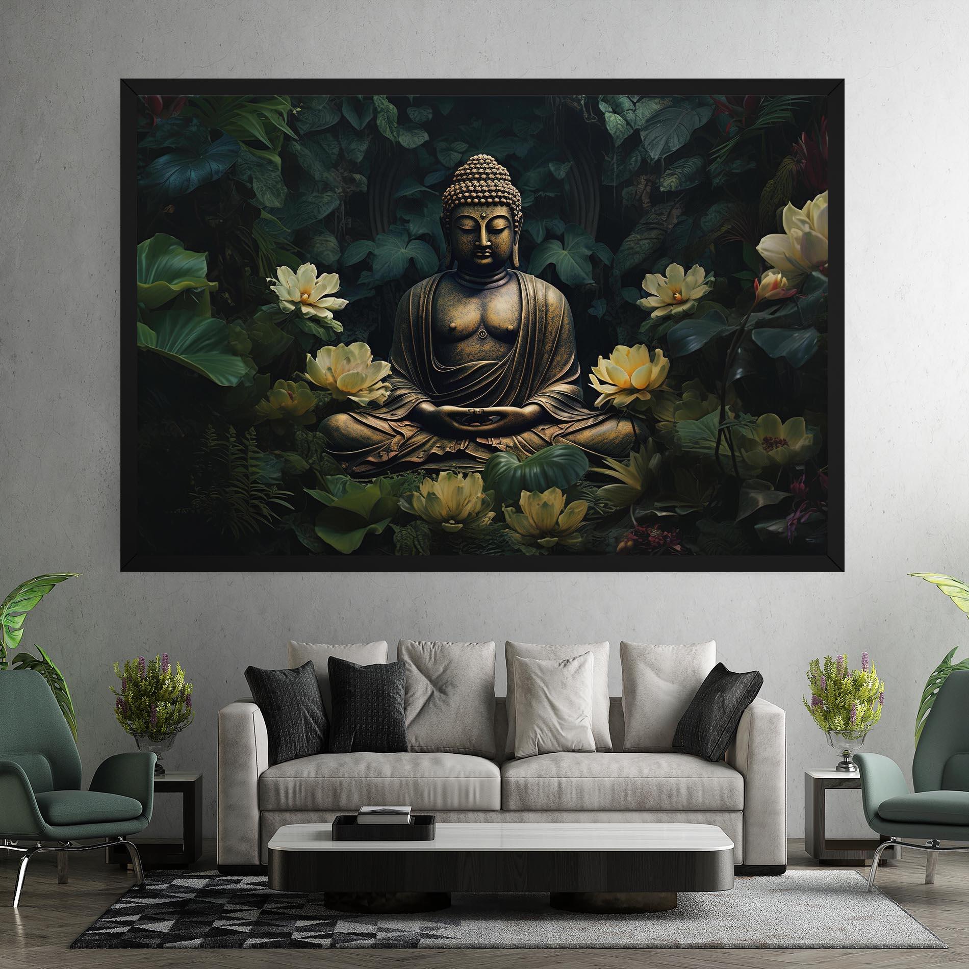 Vászonkép Calm Buddha Art mockup 7