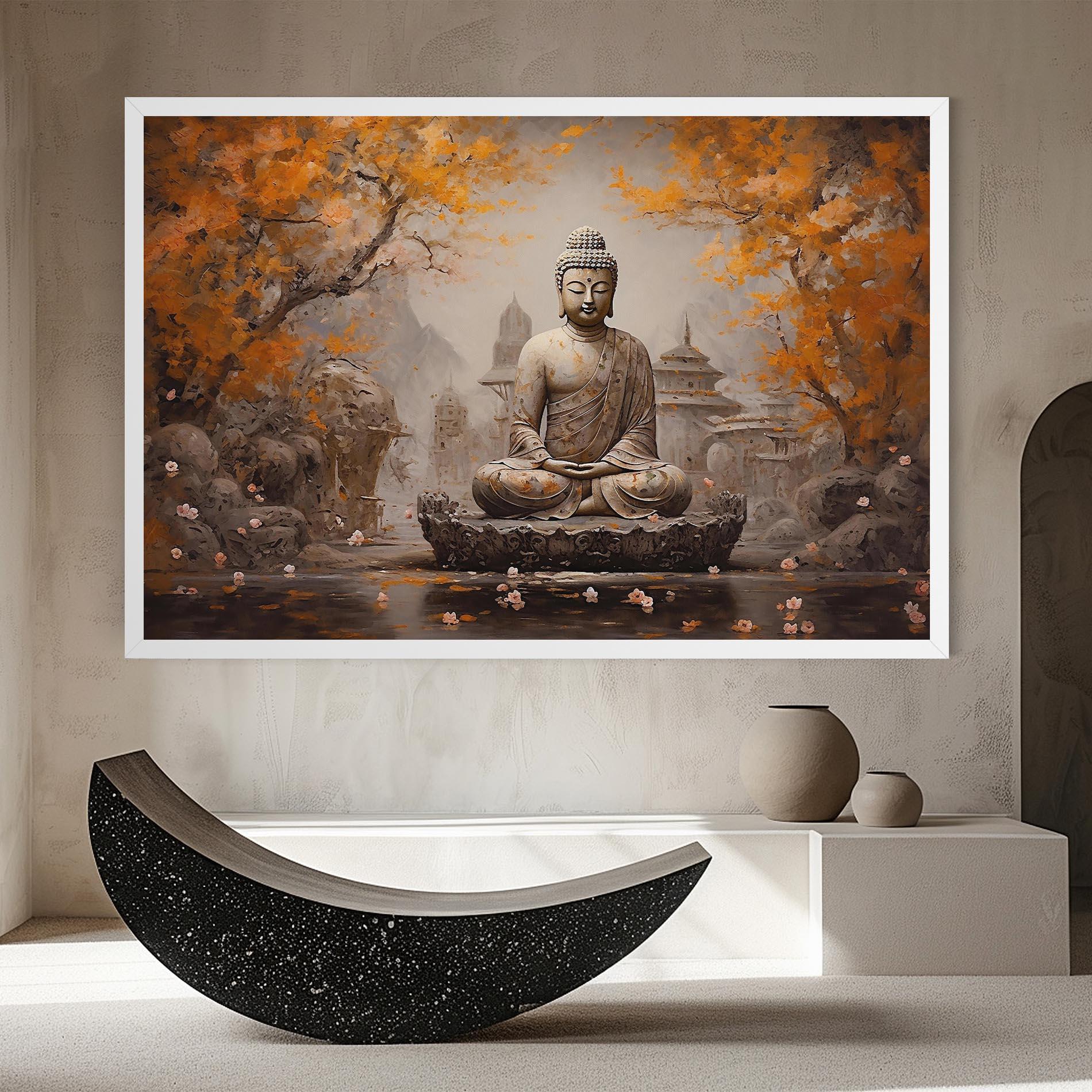 Vászonkép Beautiful Buddha Art mockup 8