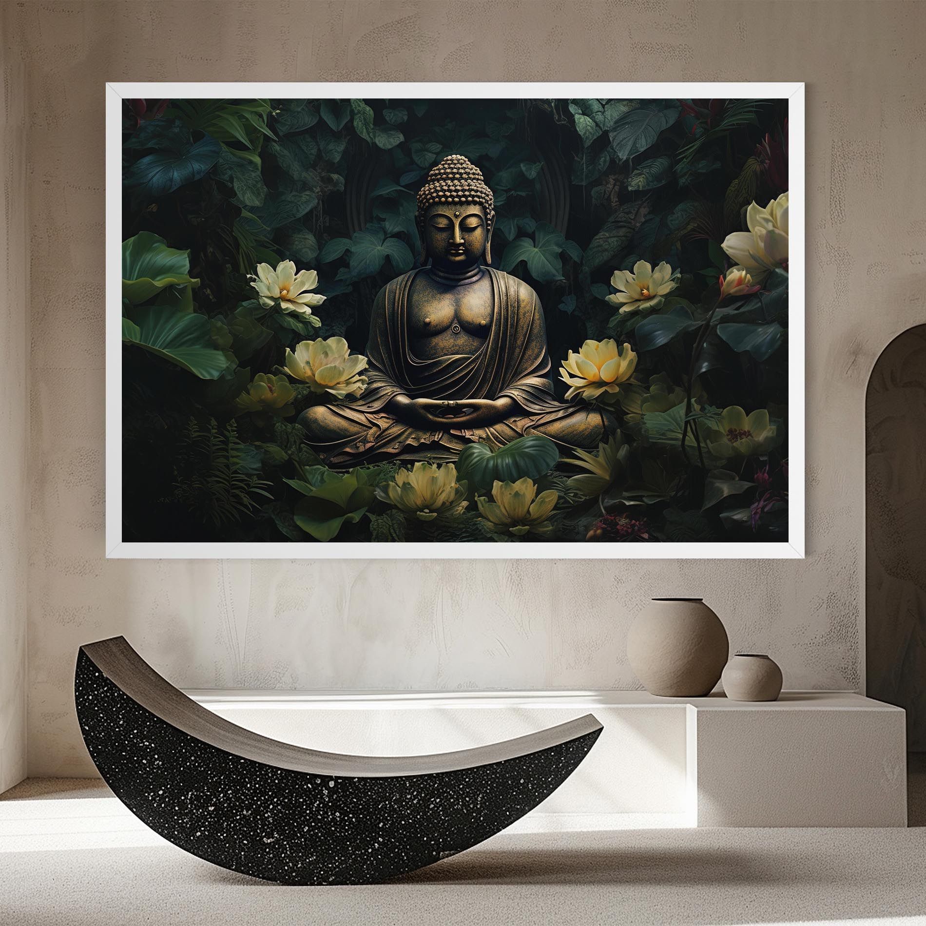 Calm Buddha Art mockup 8