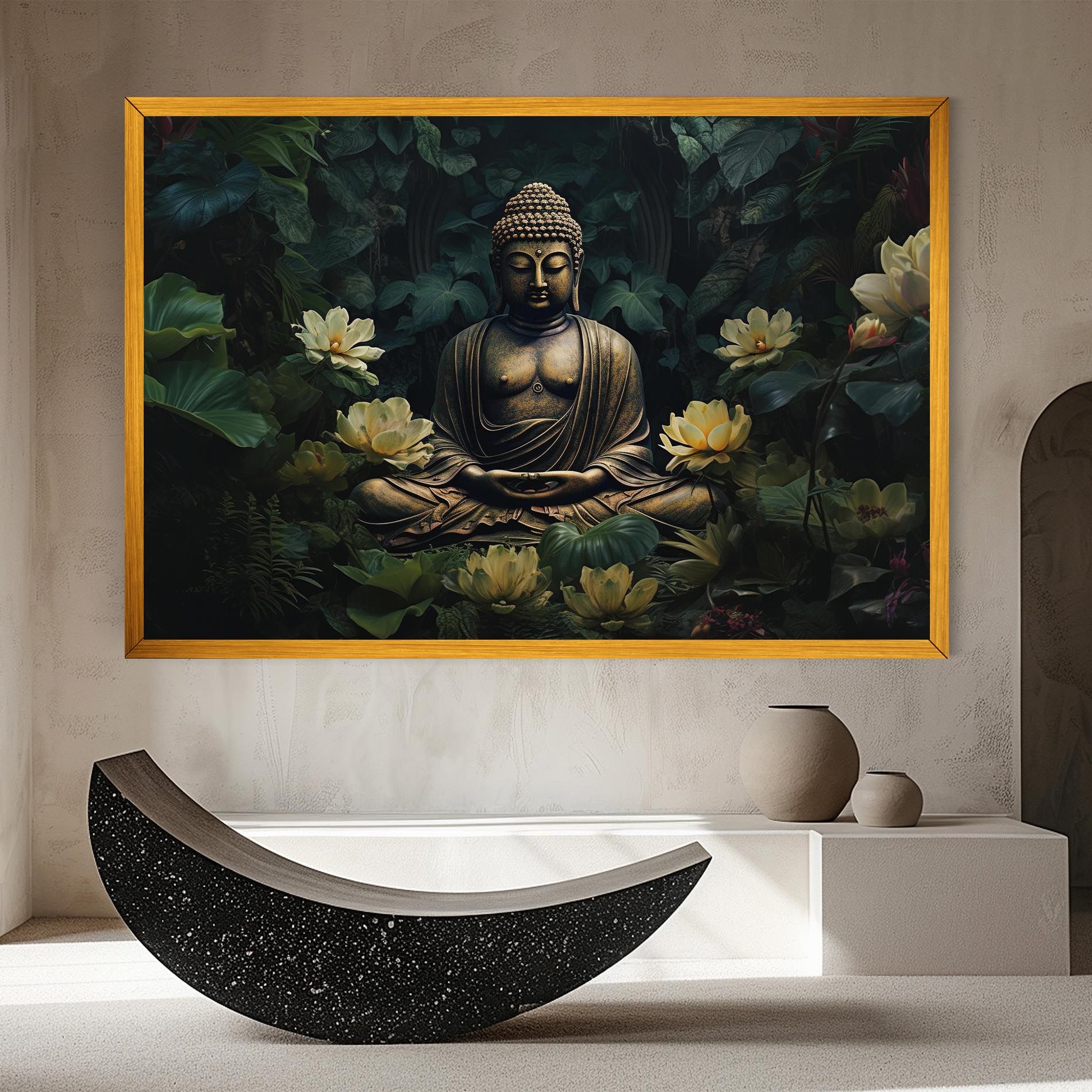 Calm Buddha Art mockup 8