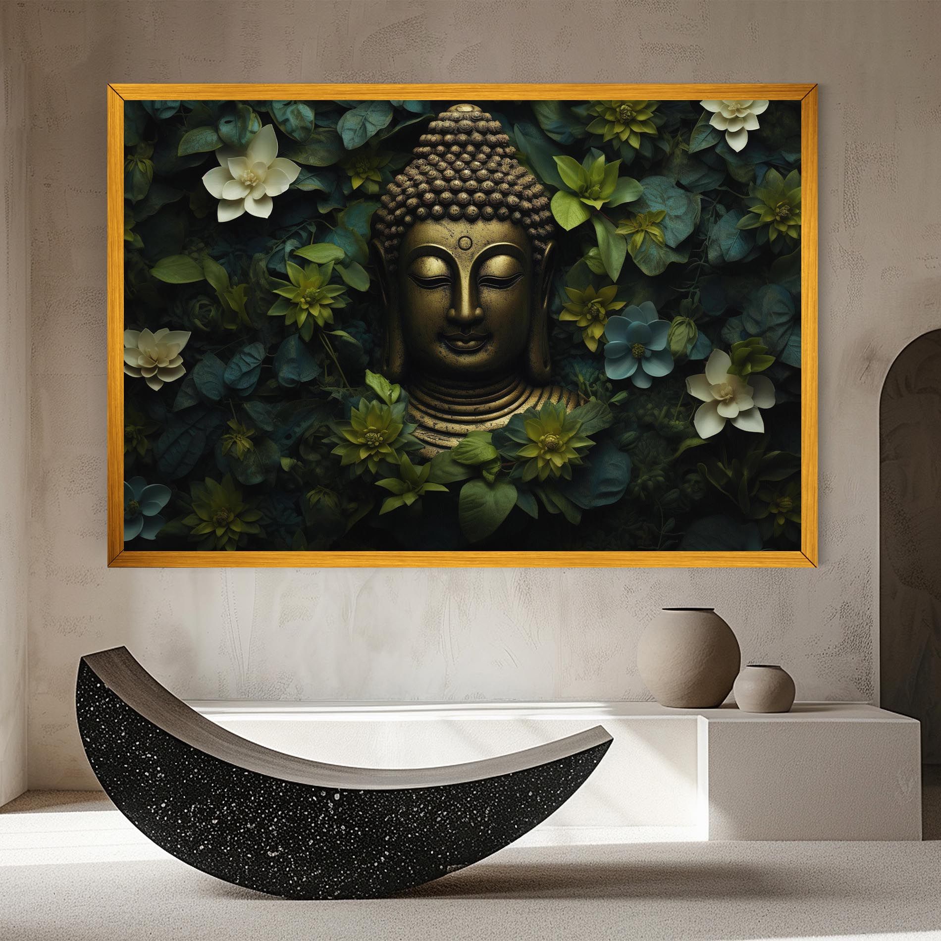 Lotus Flower Buddha mockup 8