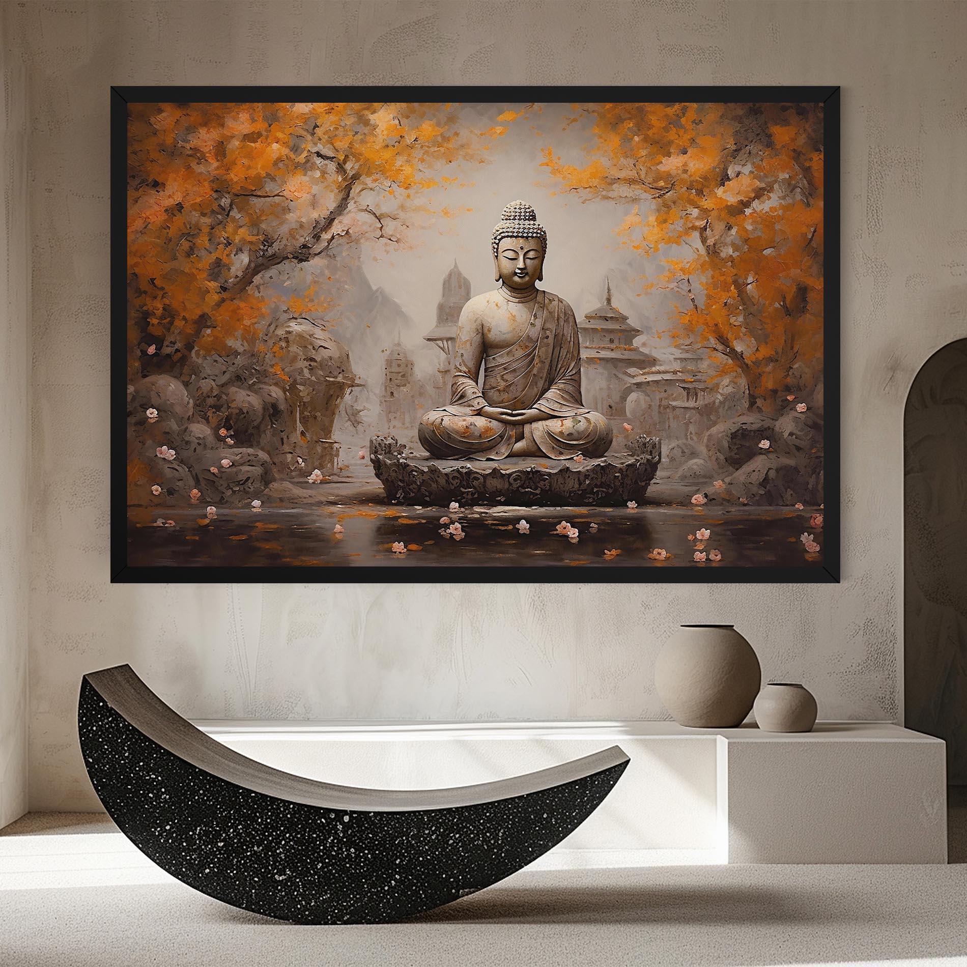 Vászonkép Beautiful Buddha Art mockup 8