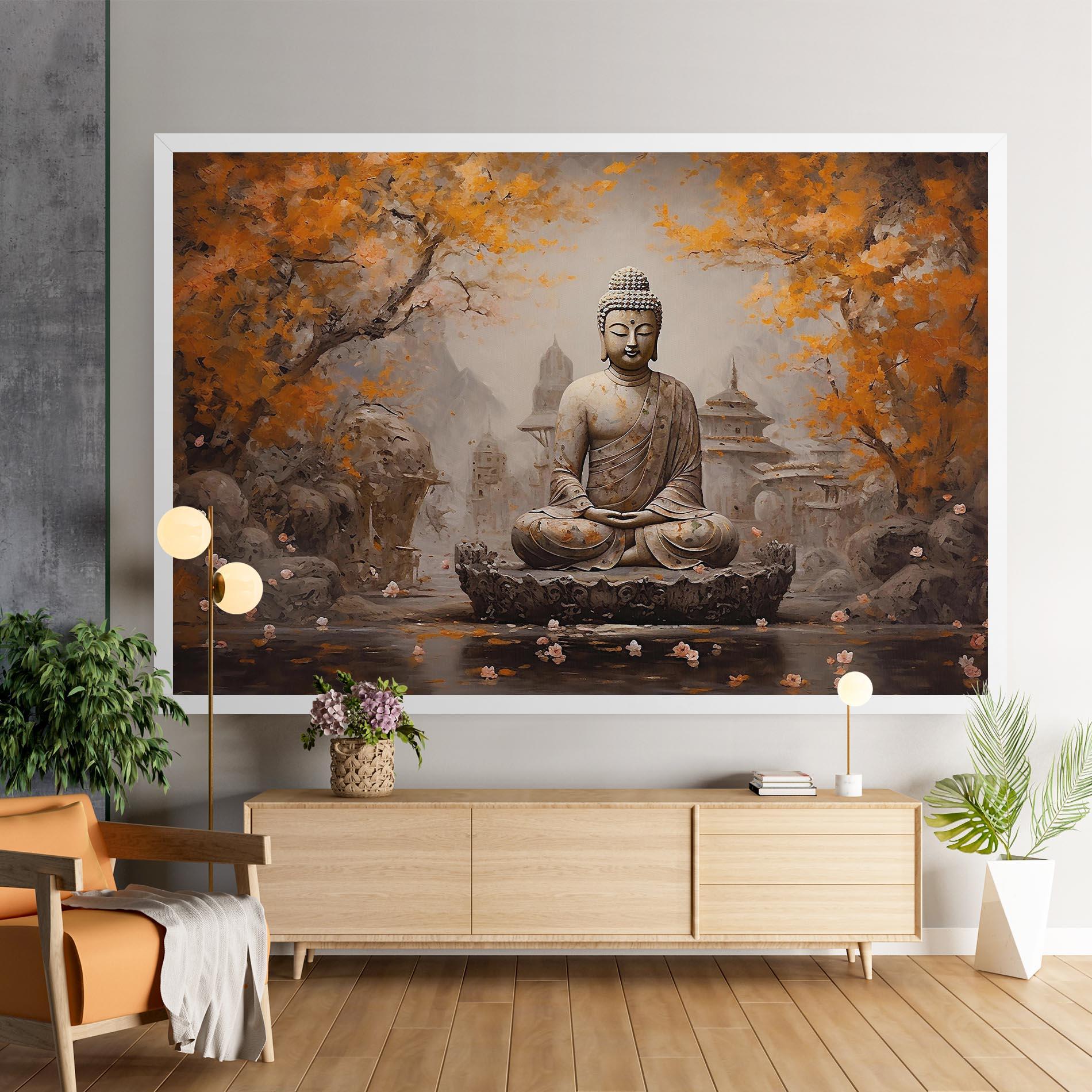 Vászonkép Beautiful Buddha Art mockup 9