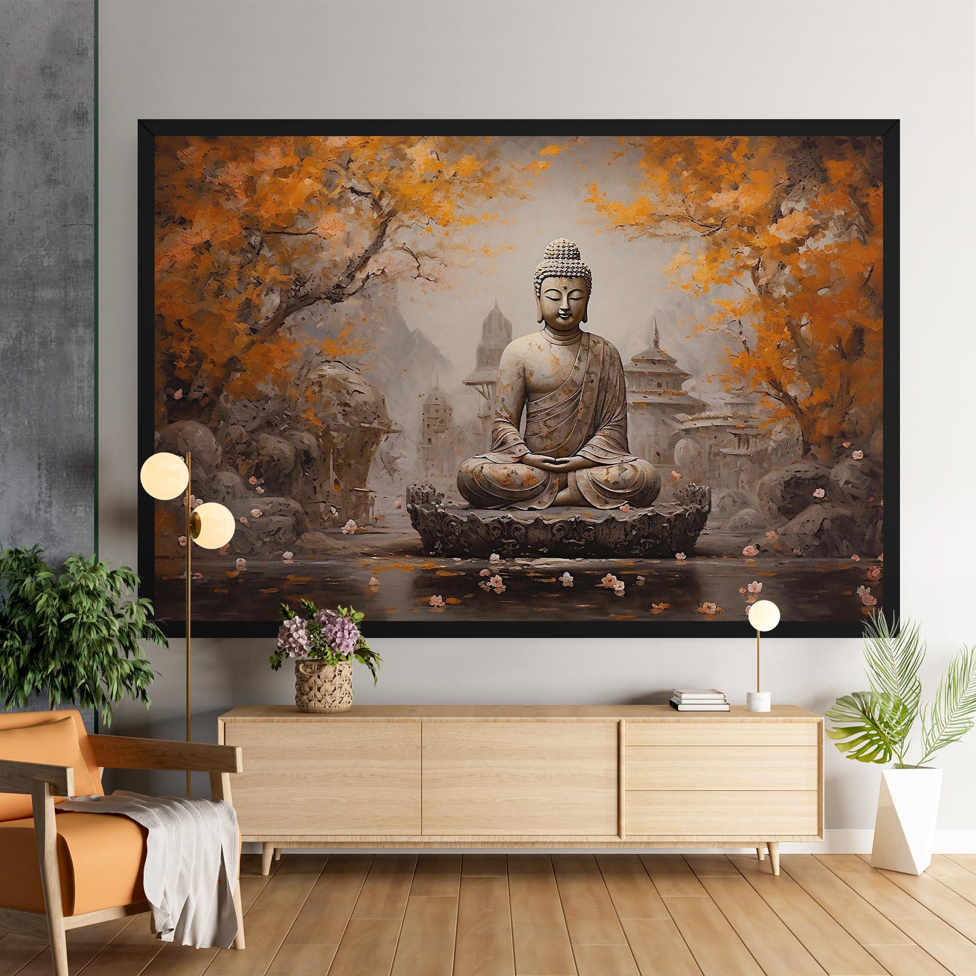 Vászonkép Beautiful Buddha Art mockup 9