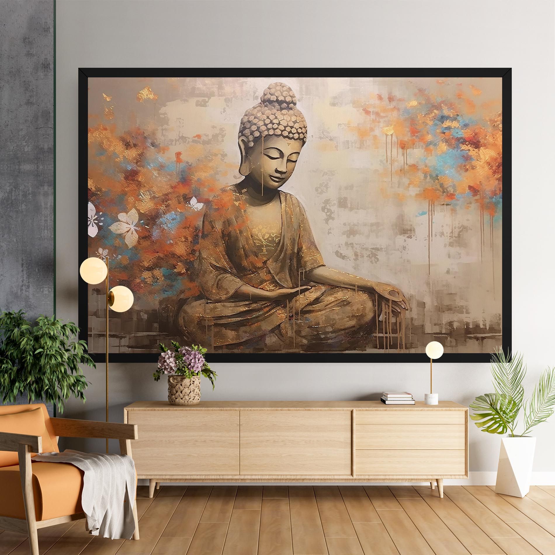 Buddha Cream Blue mockup 9