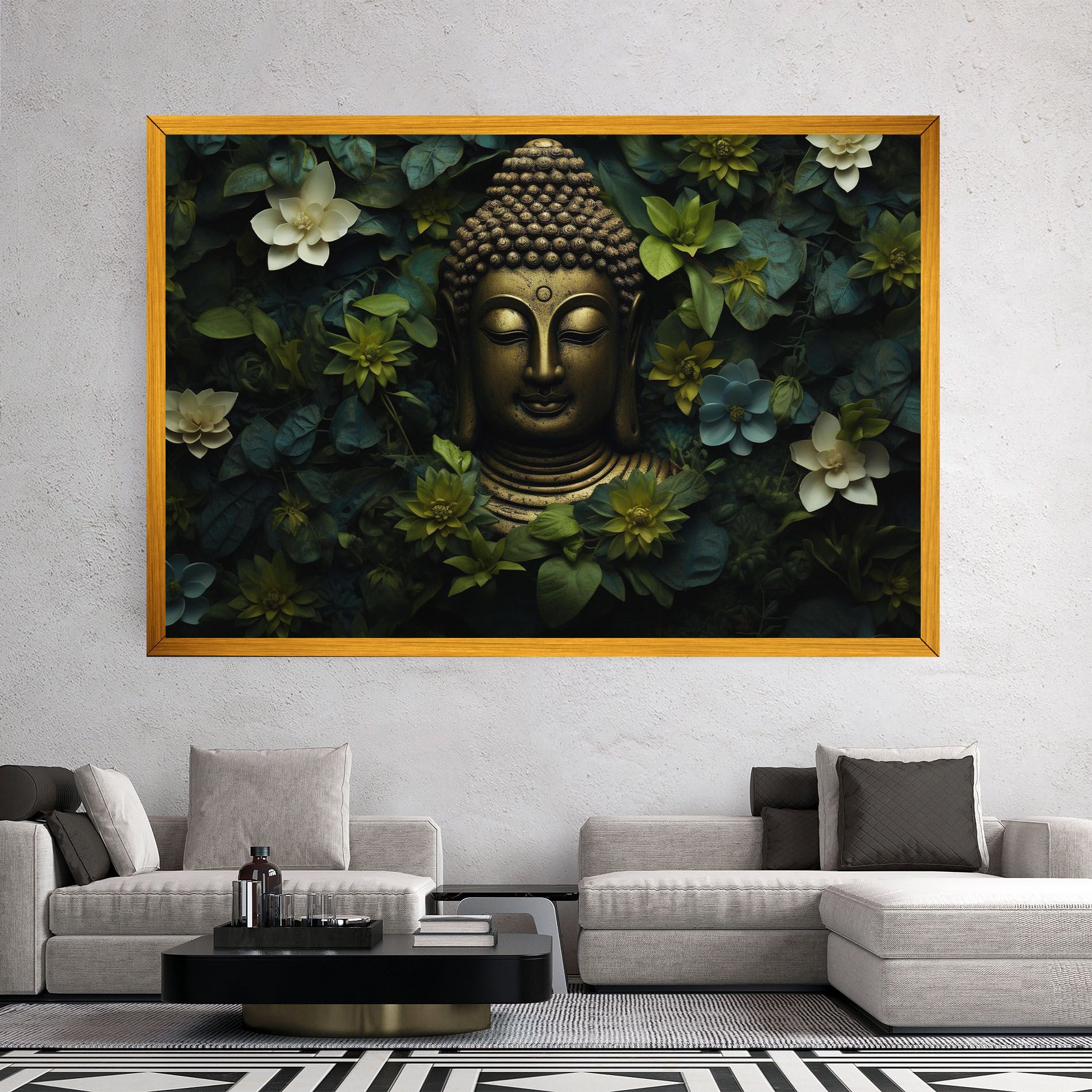 Lotus Flower Buddha mockup 2