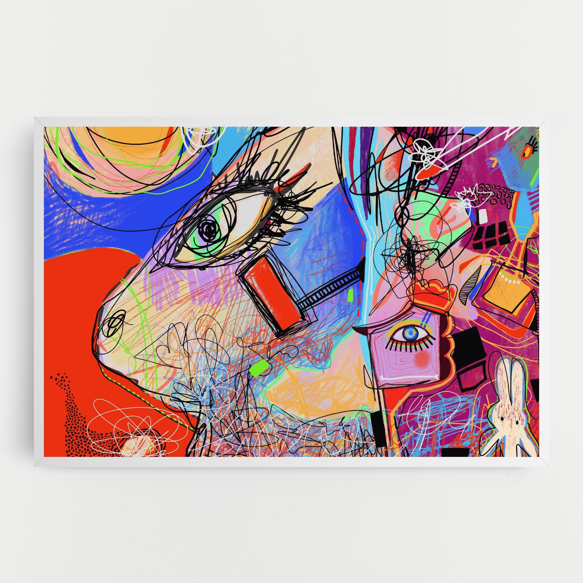 Vászonkép Animal Eye Art mockup 0