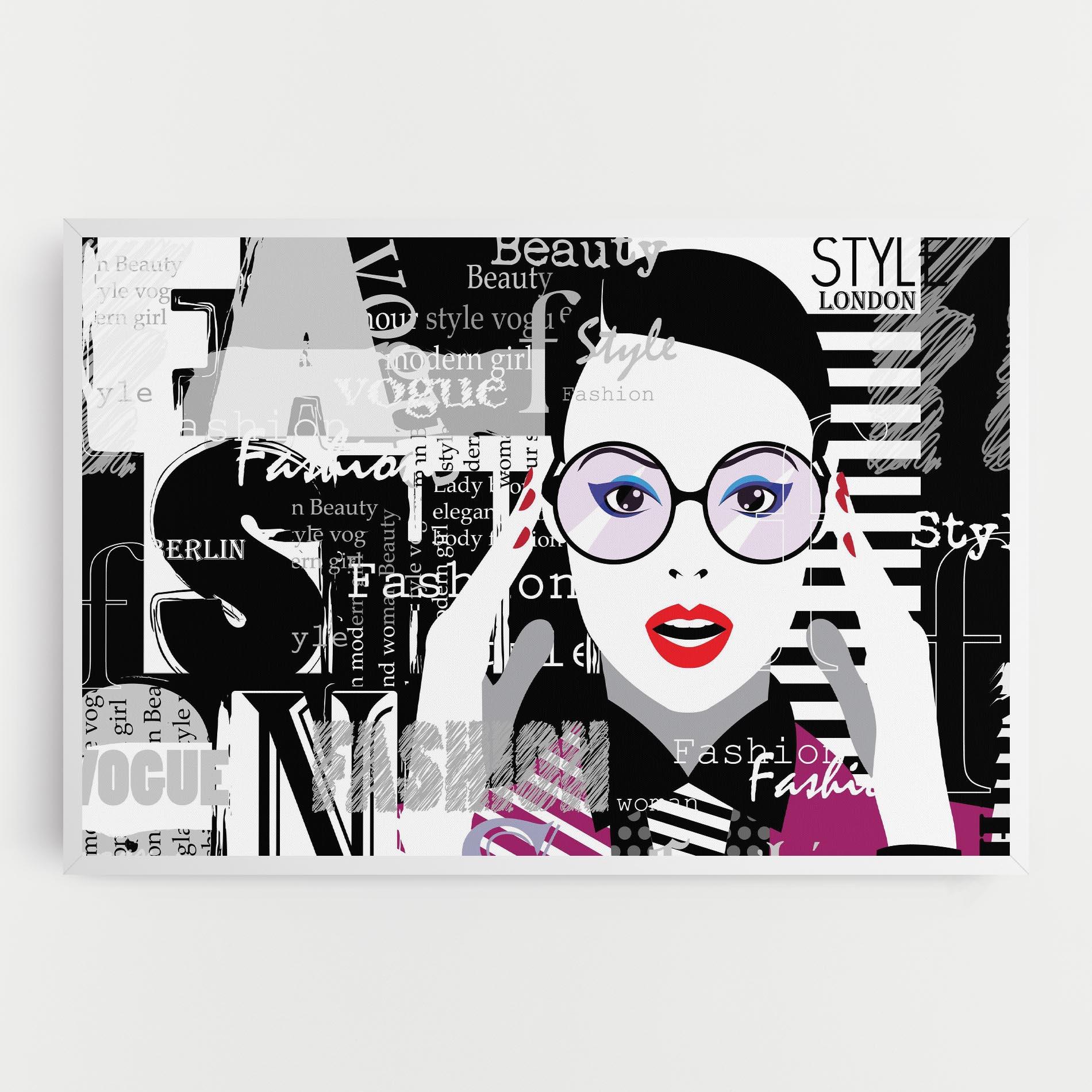 Vászonkép Fashion Collage mockup 0