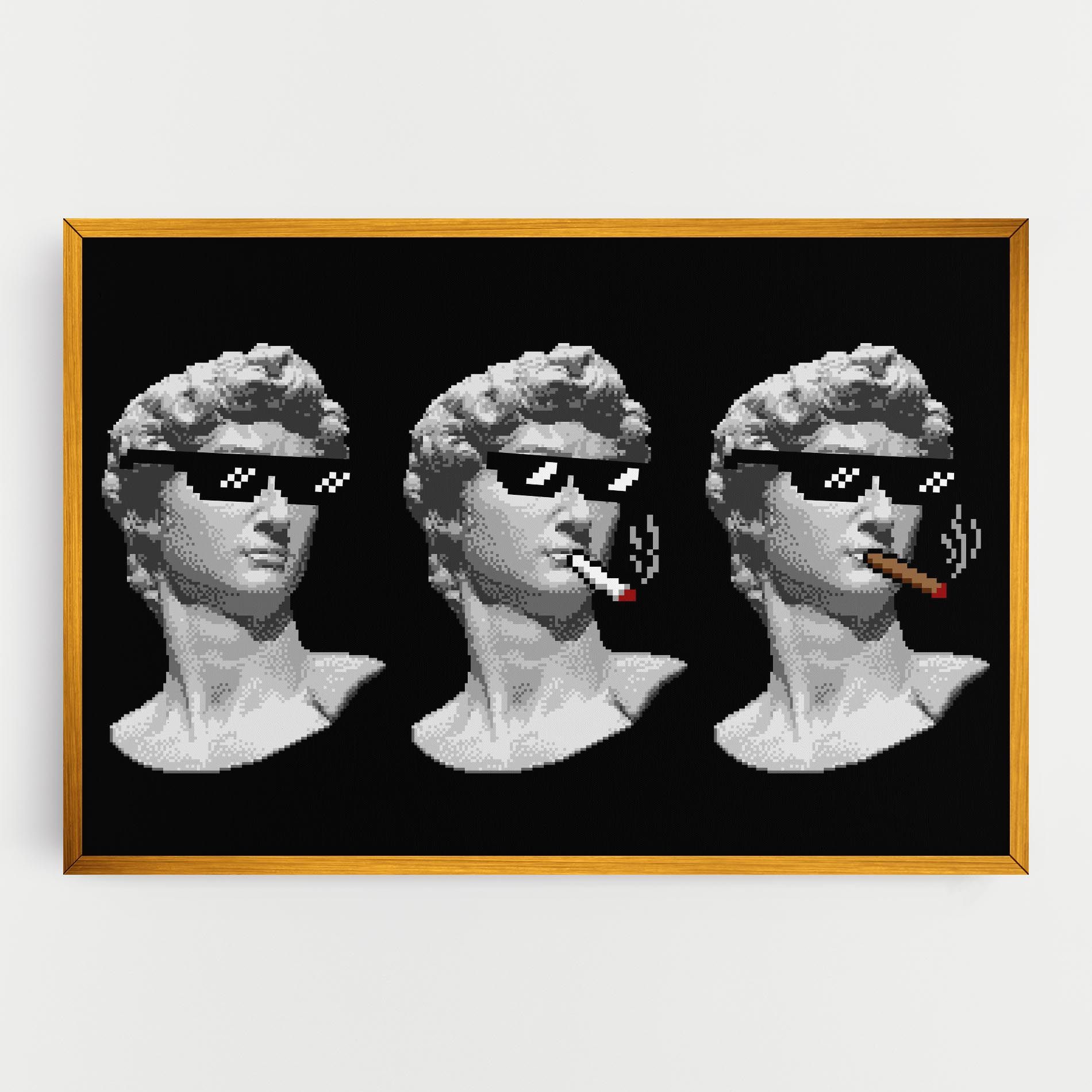 Statue Smoking mockup 0