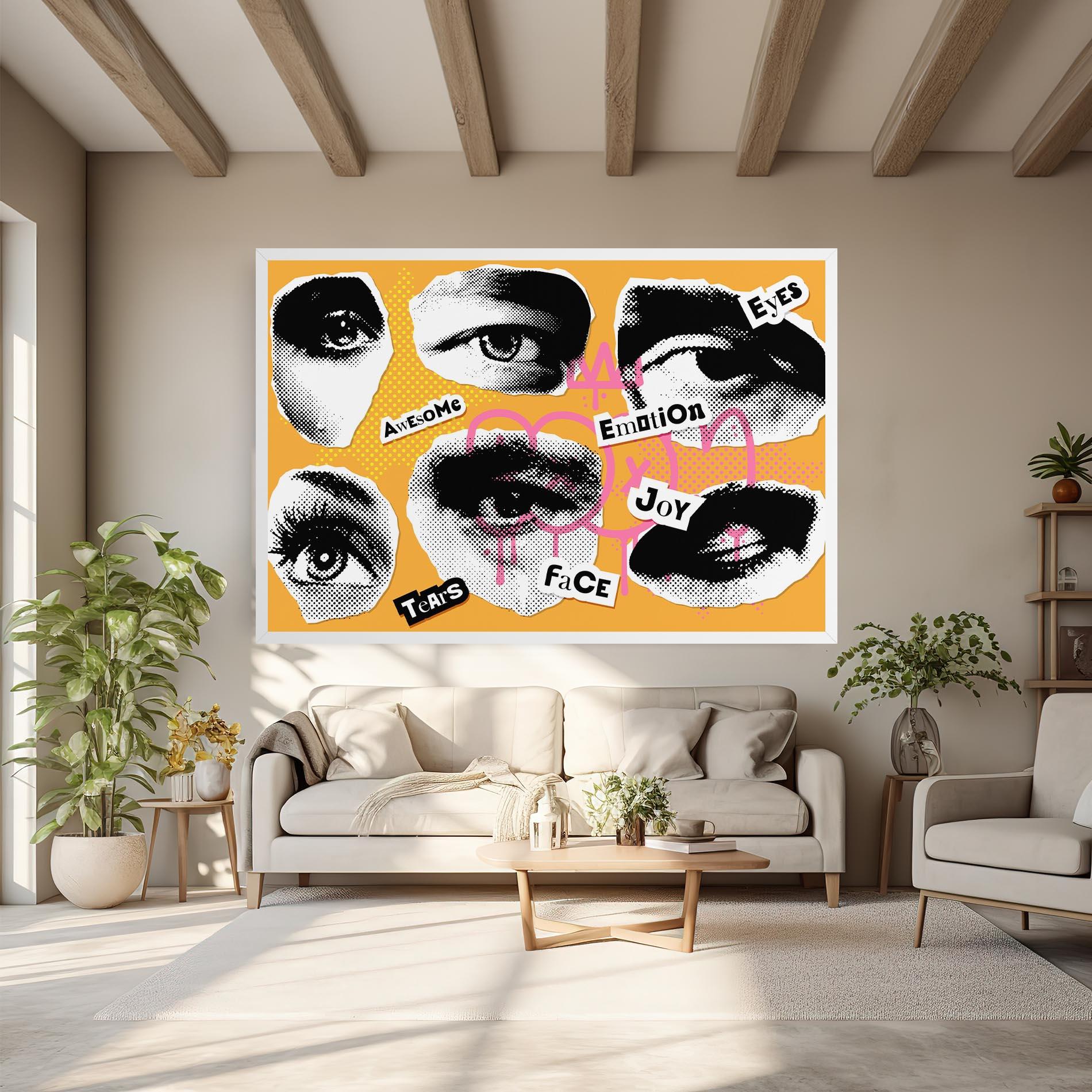 Vászonkép Awesome Emotions mockup 6