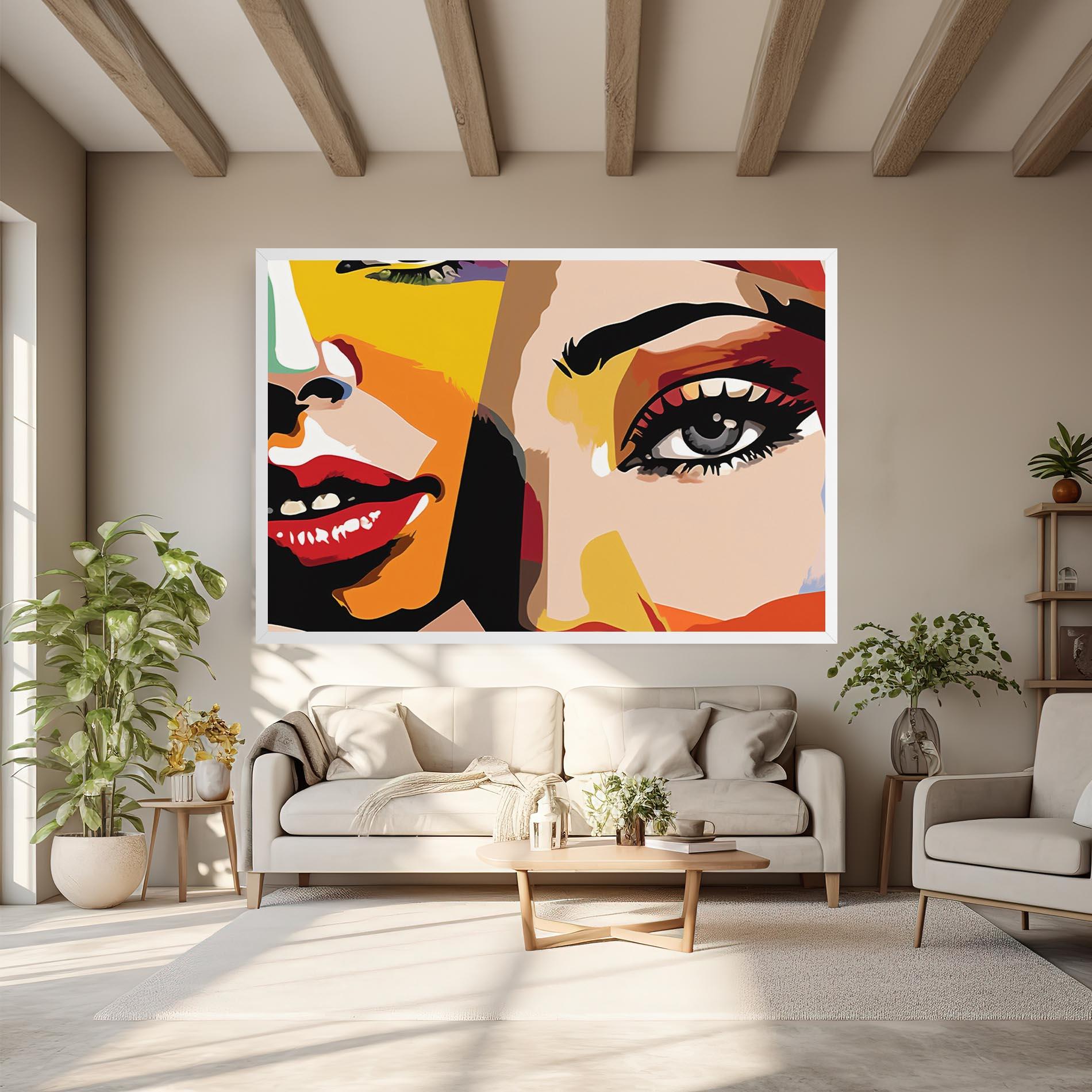 Vászonkép Beauty Woman Art mockup 6