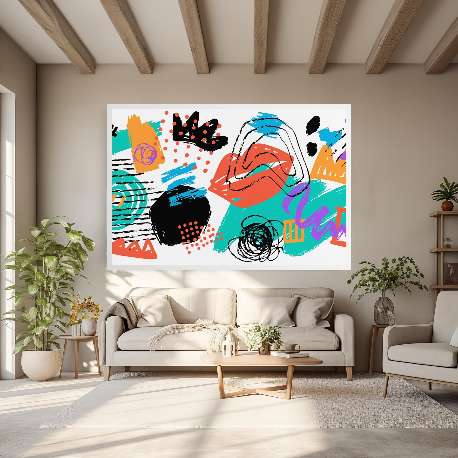 Drawing Collage Art mockup 6