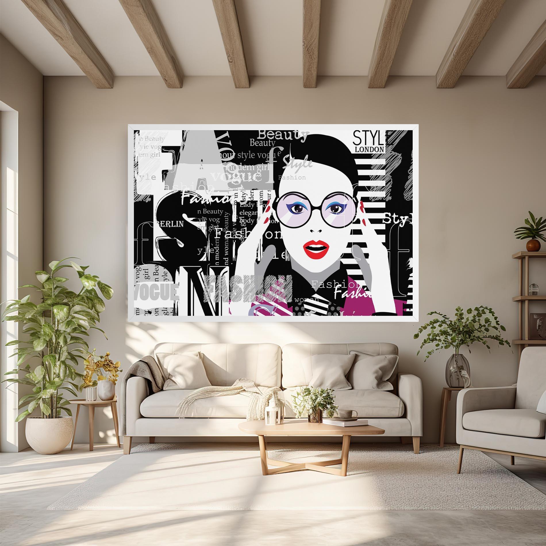 Vászonkép Fashion Collage mockup 6