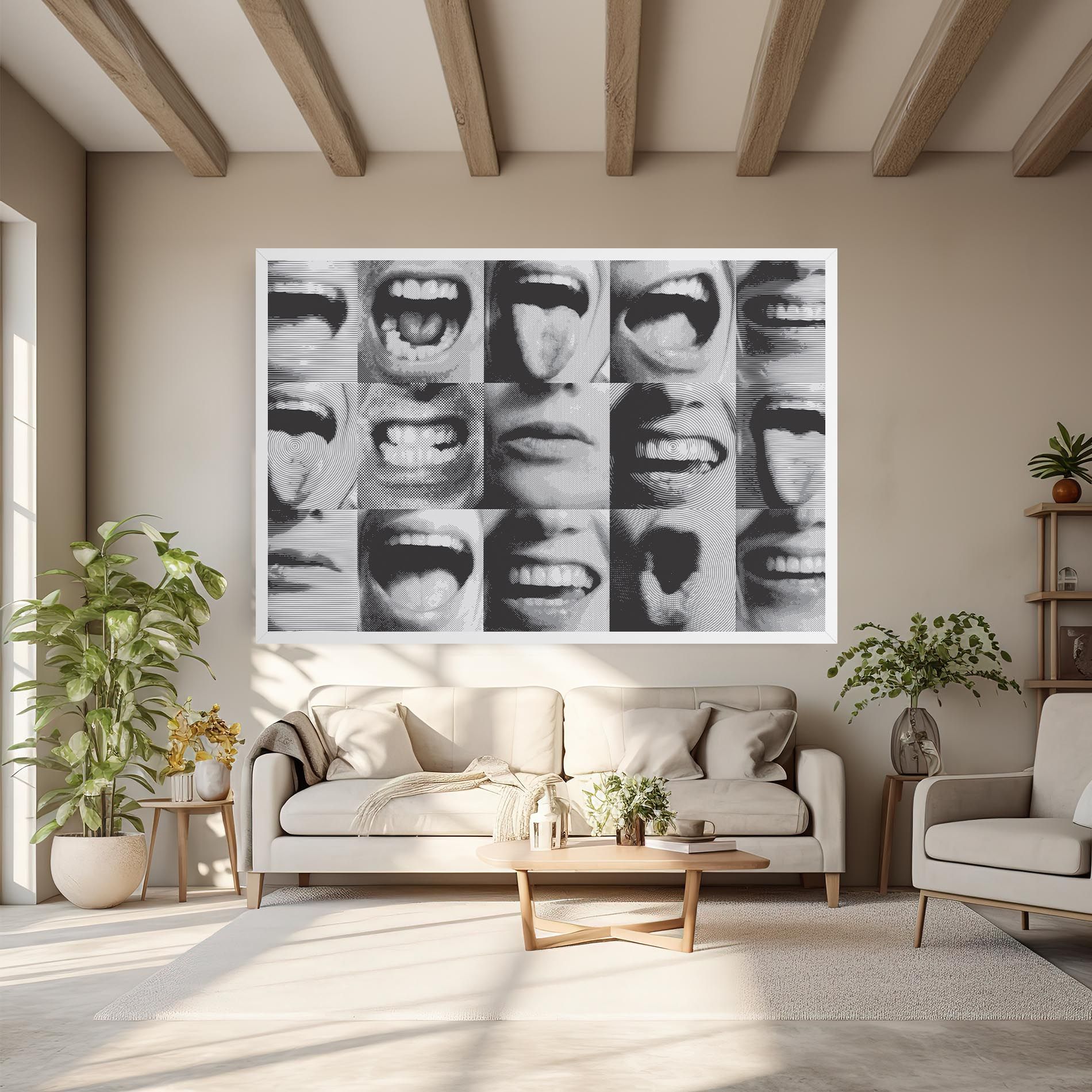 Grey Mouth Collage mockup 6