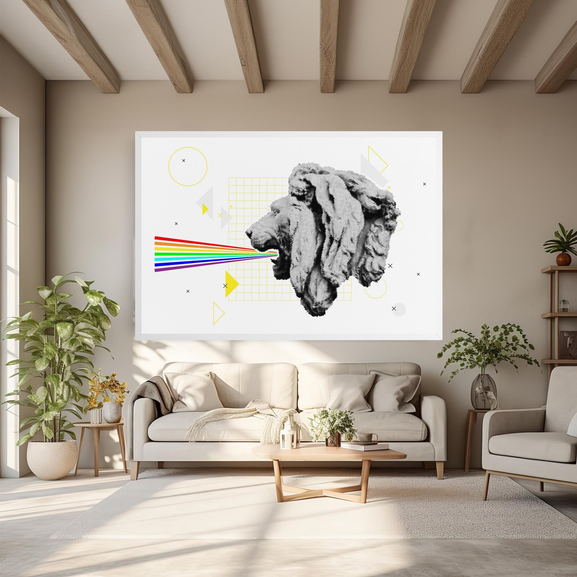 Lion Collage mockup 6