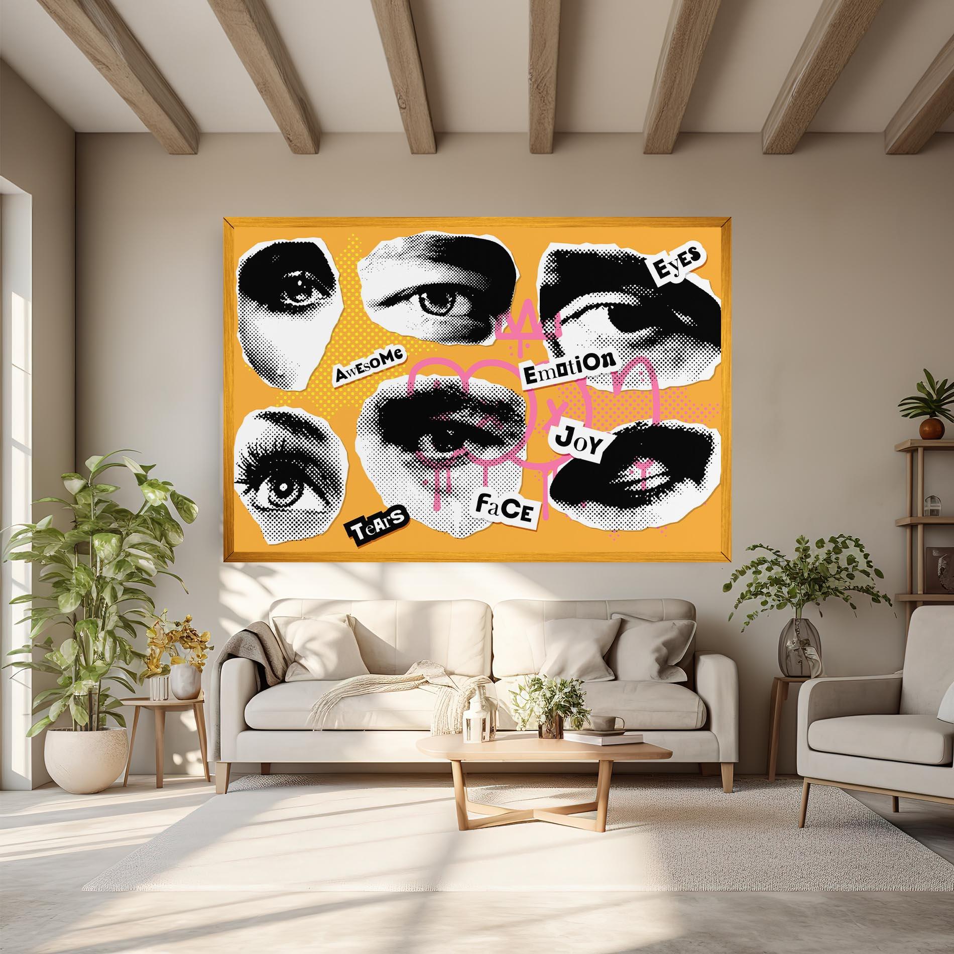 Vászonkép Awesome Emotions mockup 6