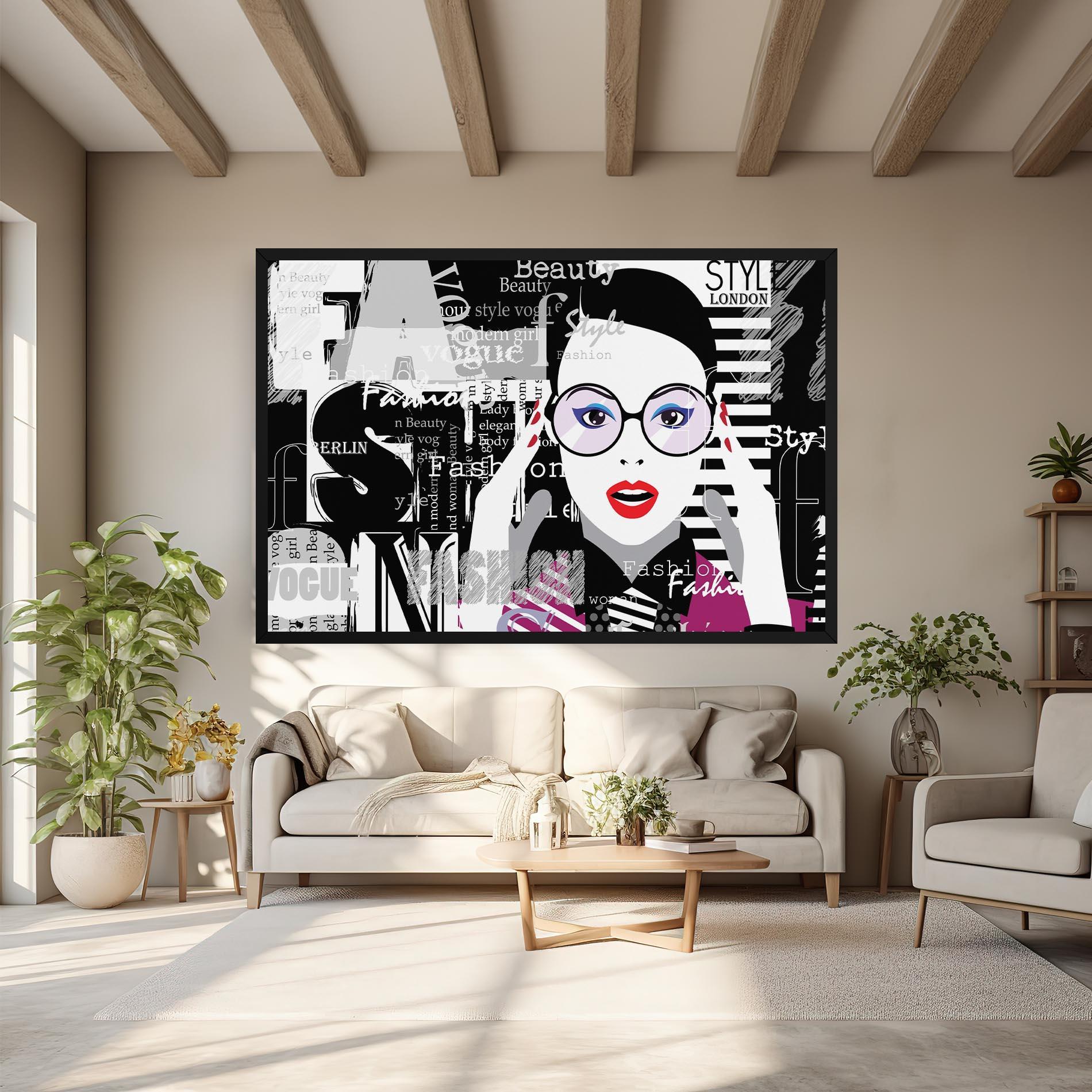 Vászonkép Fashion Collage mockup 6