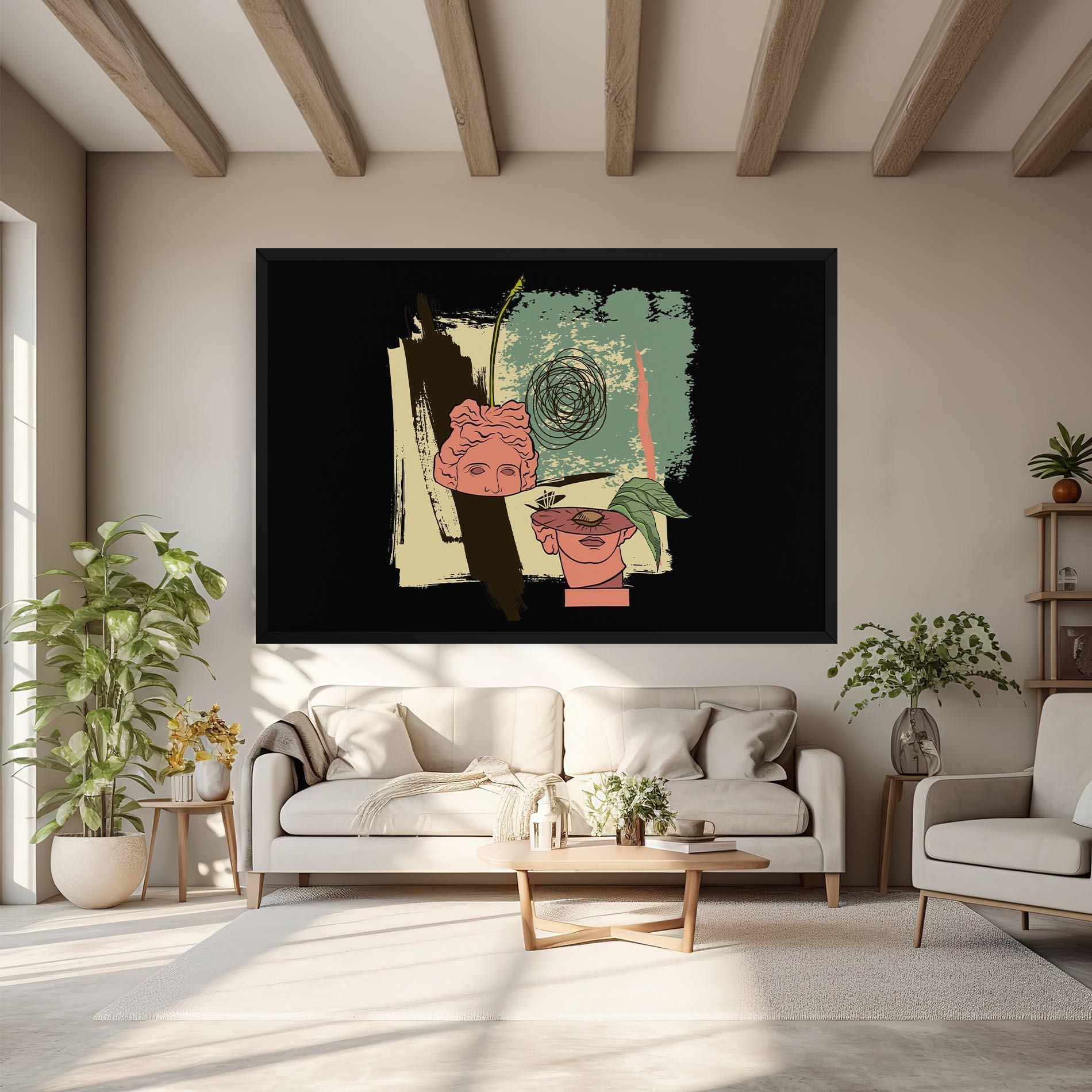 Vászonkép Statue Fruit mockup 6