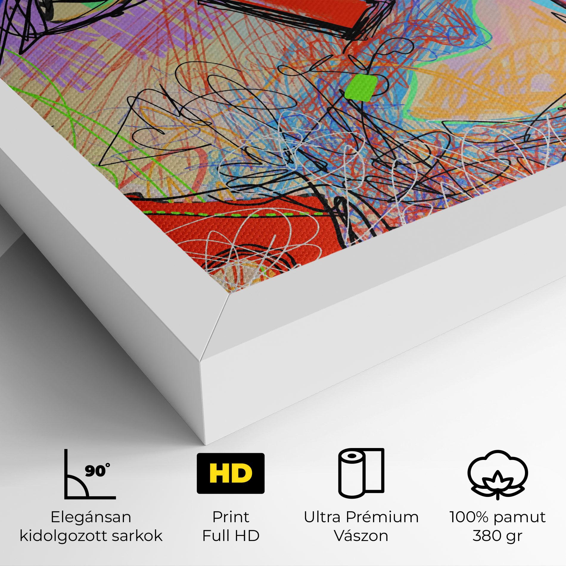 Vászonkép Animal Eye Art mockup 4