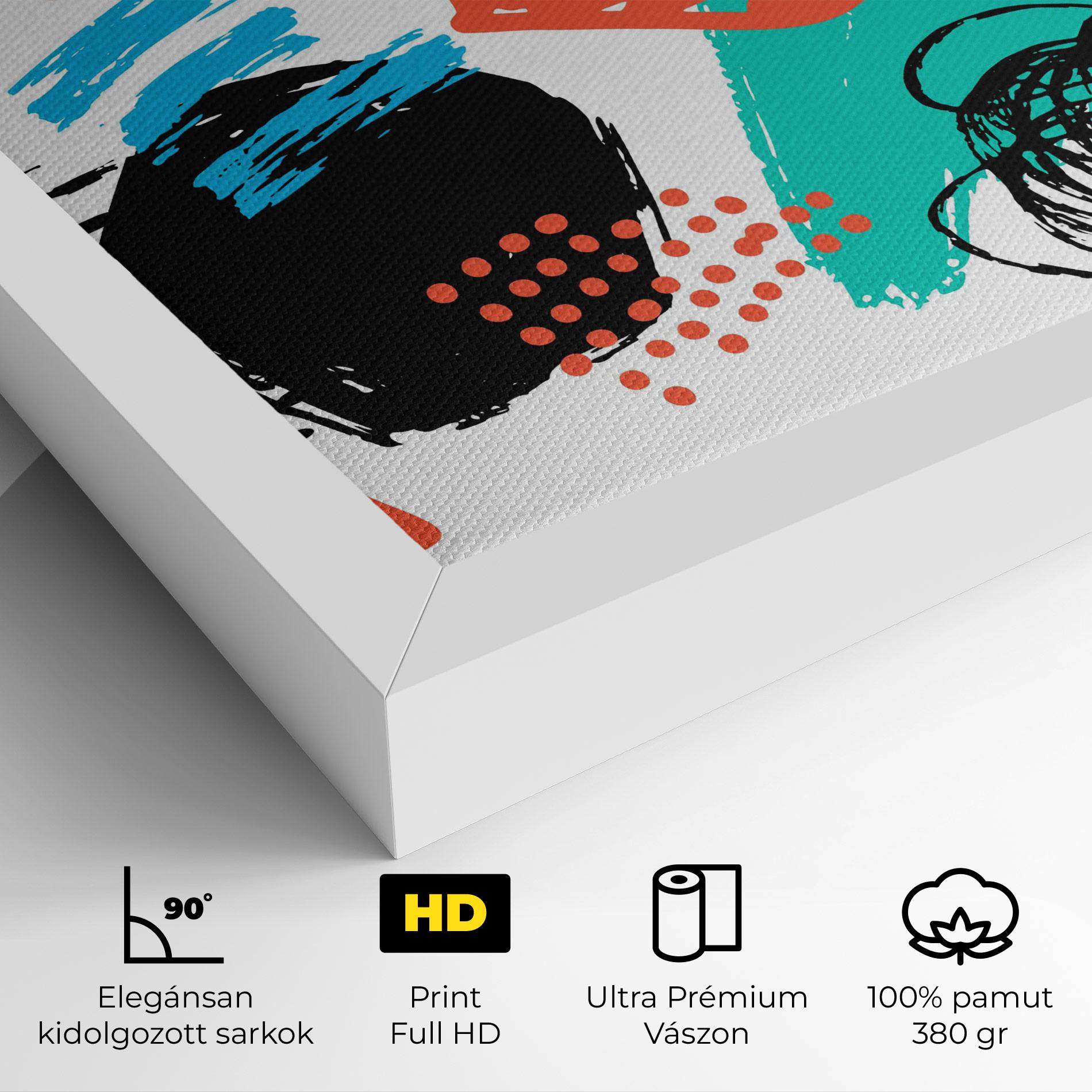 Vászonkép Drawing Collage Art mockup 4