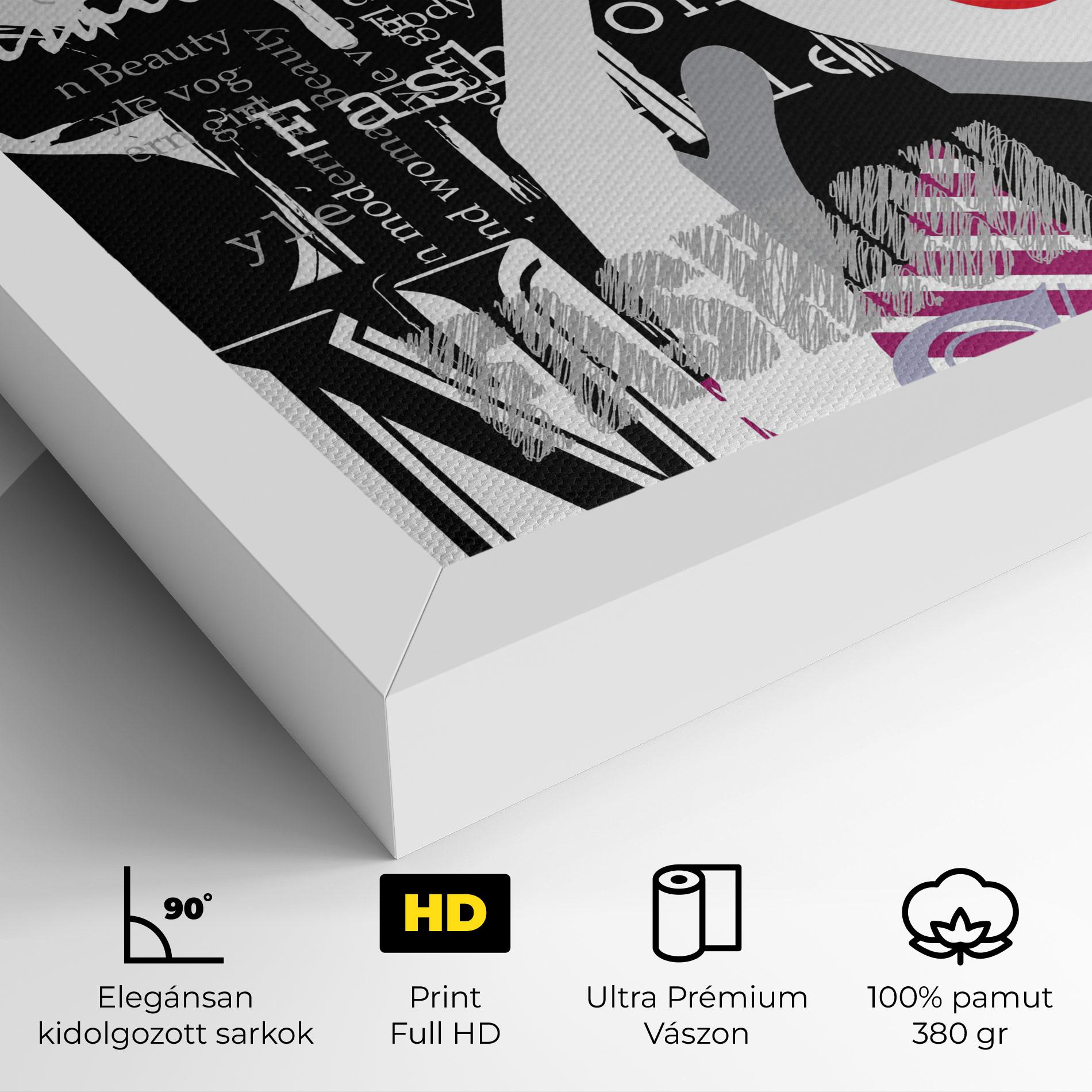 Vászonkép Fashion Collage mockup 4