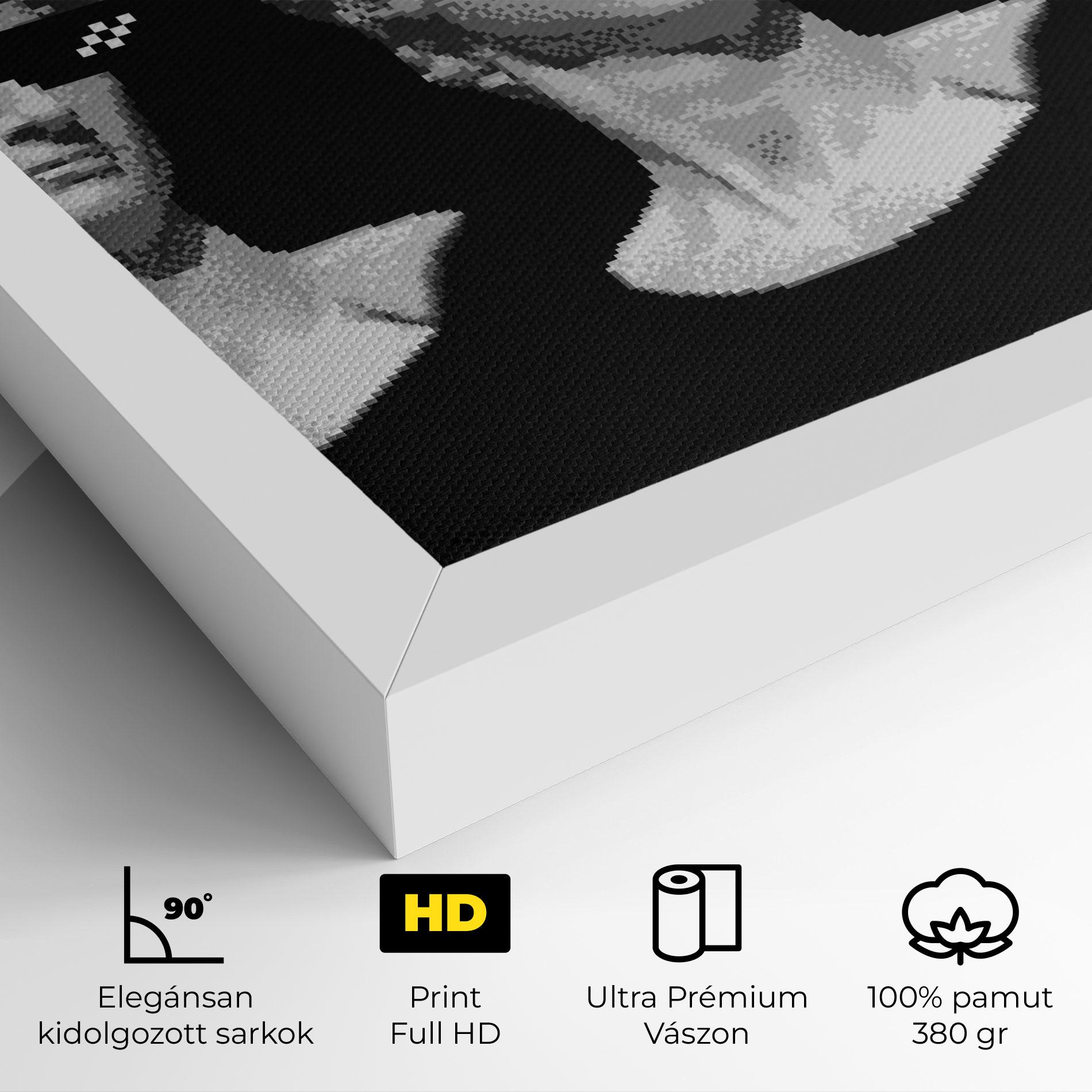 Vászonkép Statue Smoking mockup 4