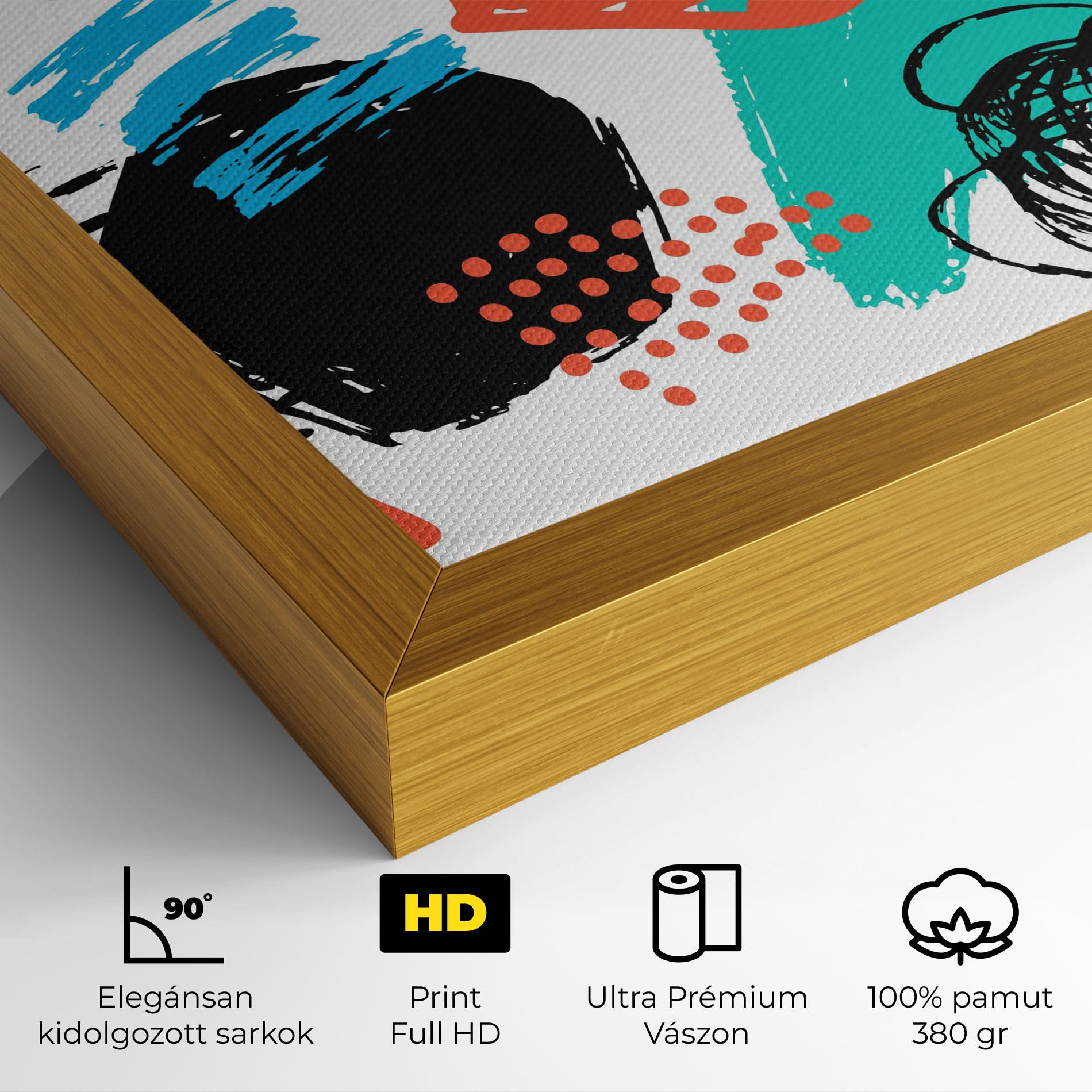 Vászonkép Drawing Collage Art mockup 4