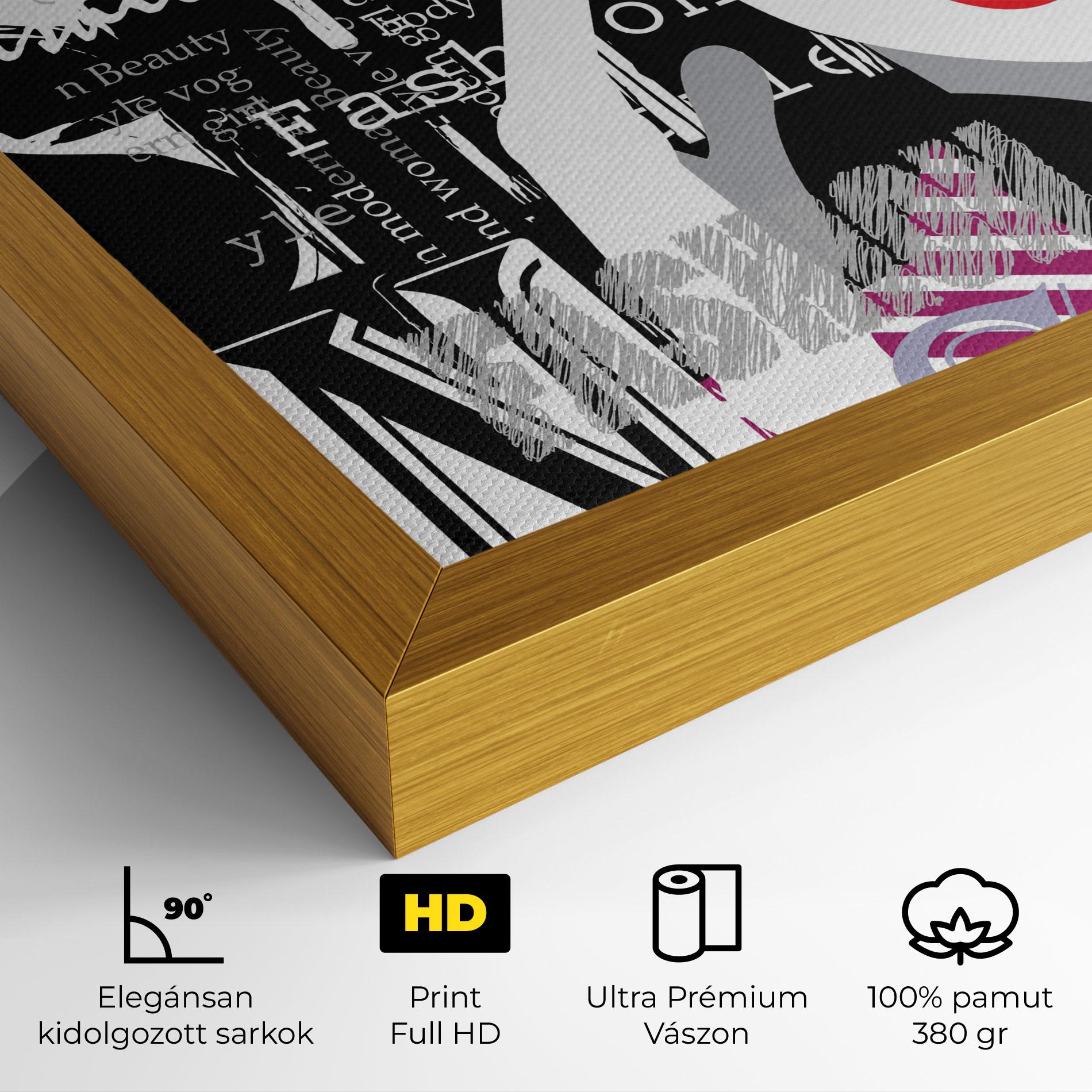 Vászonkép Fashion Collage mockup 4