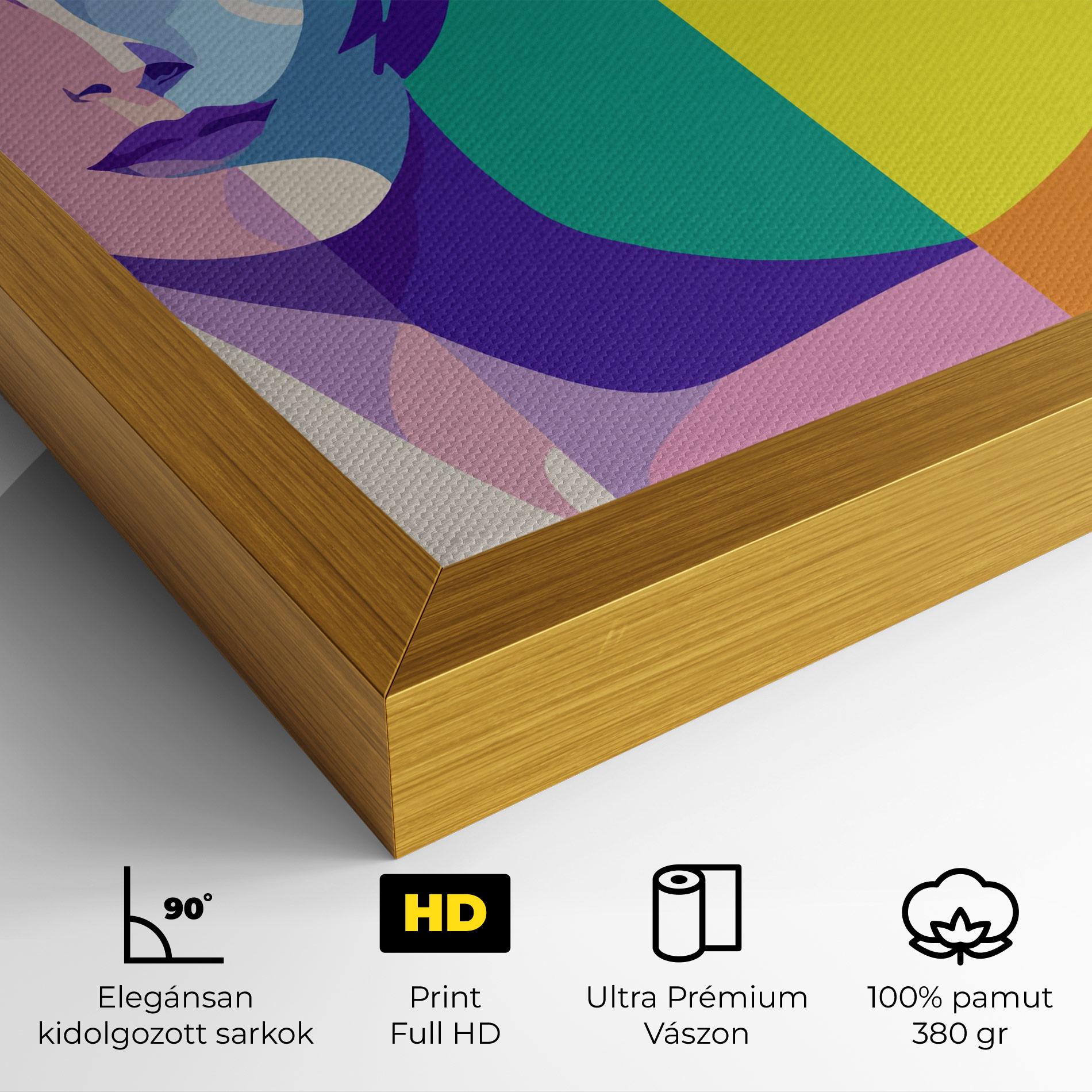 Vászonkép Winter Summer Girl mockup 4