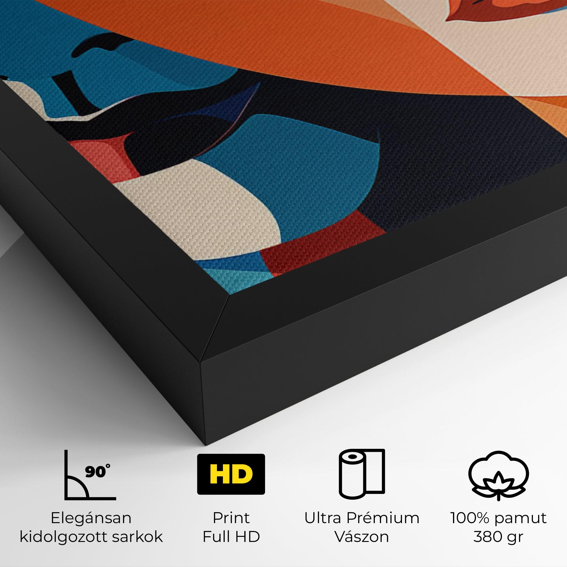 Vászonkép Beauty Face Collage mockup 4