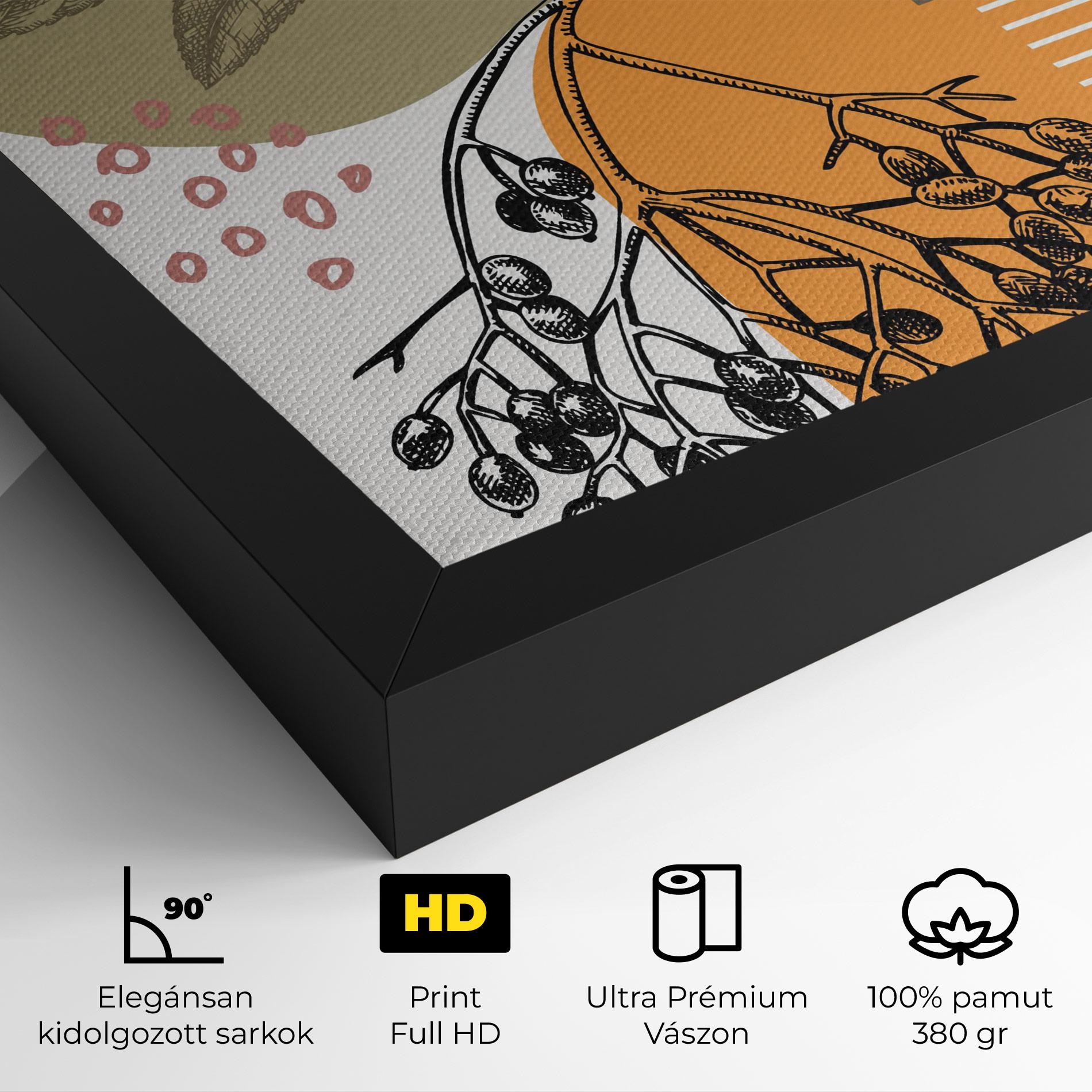 Vászonkép Bird Collage mockup 4