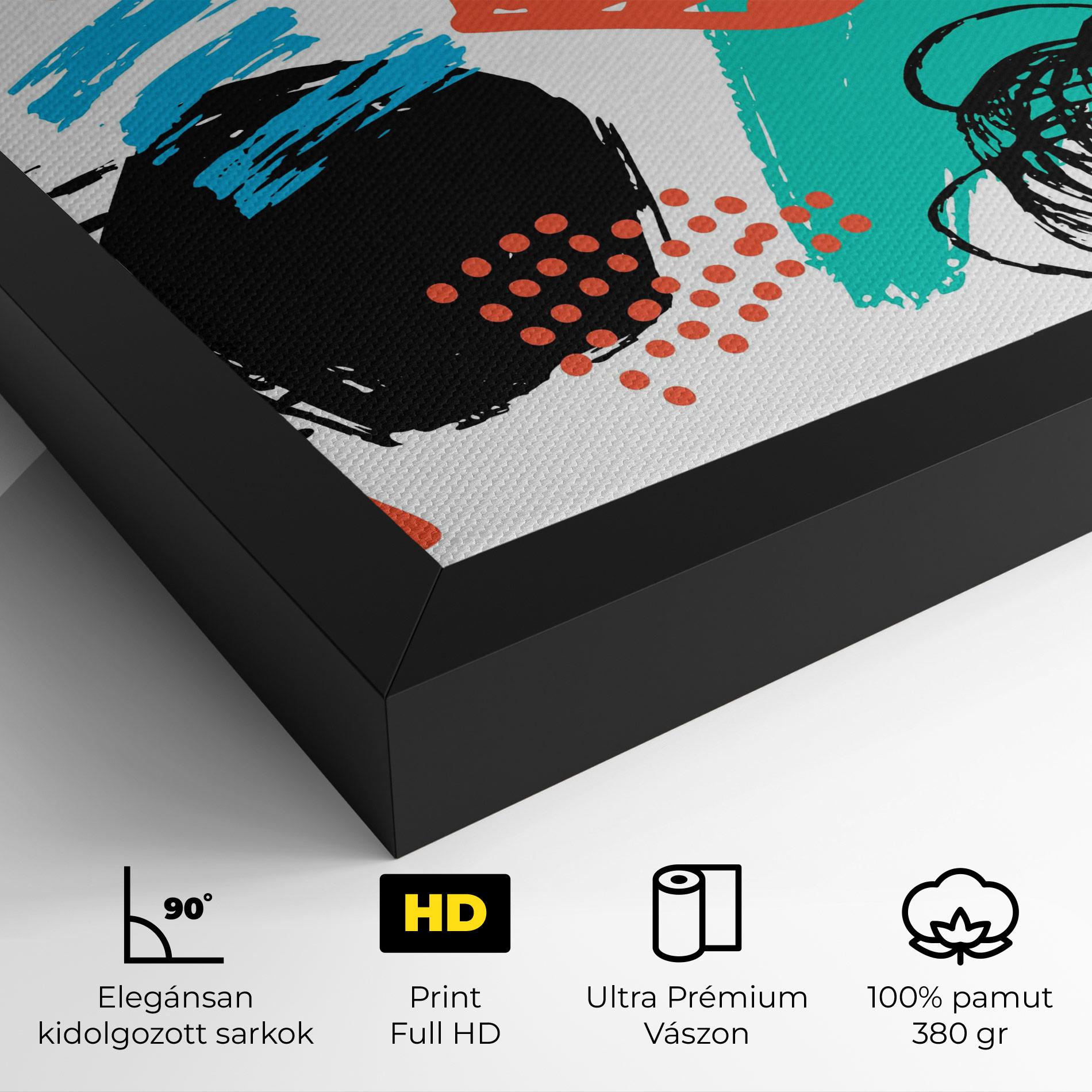 Vászonkép Drawing Collage Art mockup 4