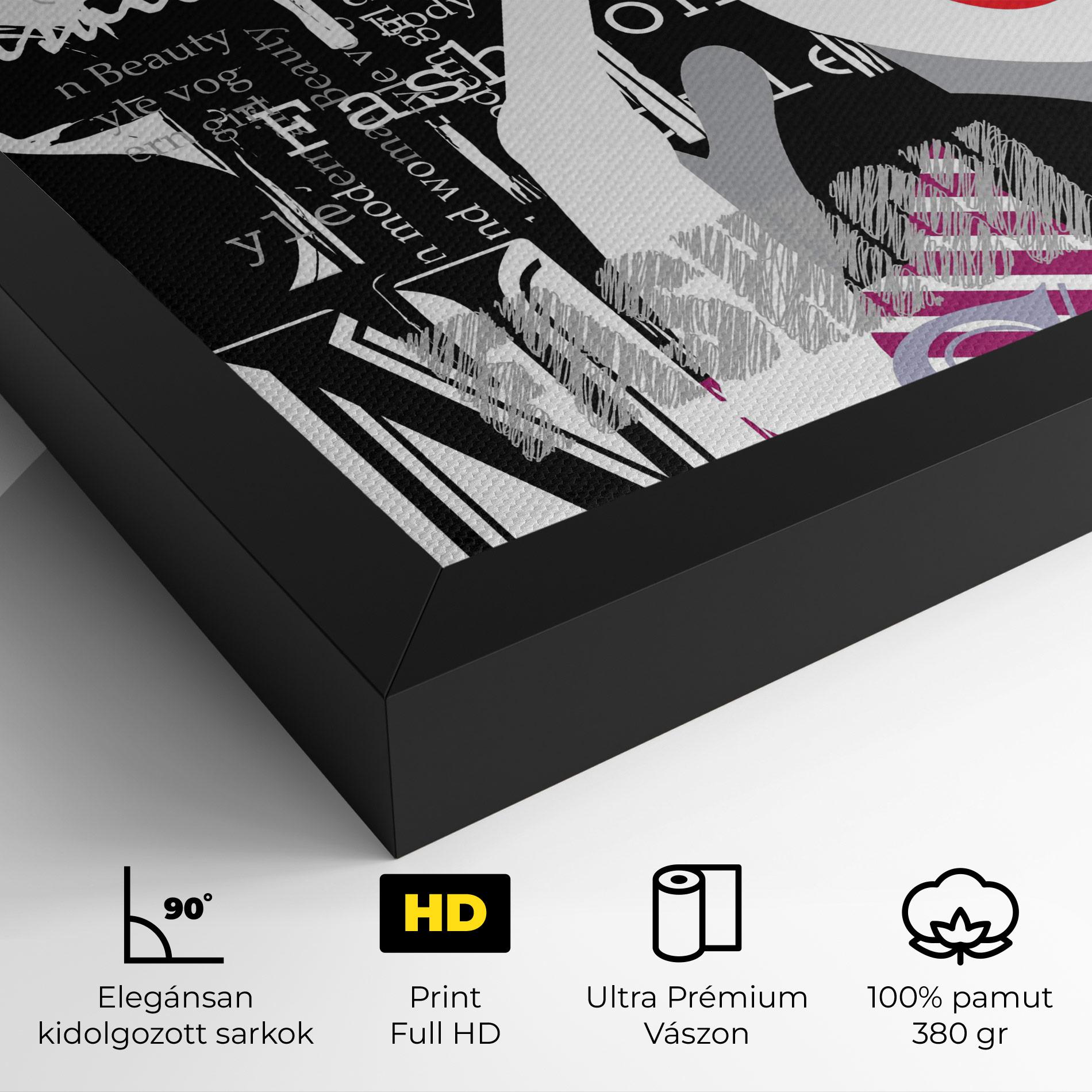 Vászonkép Fashion Collage mockup 4