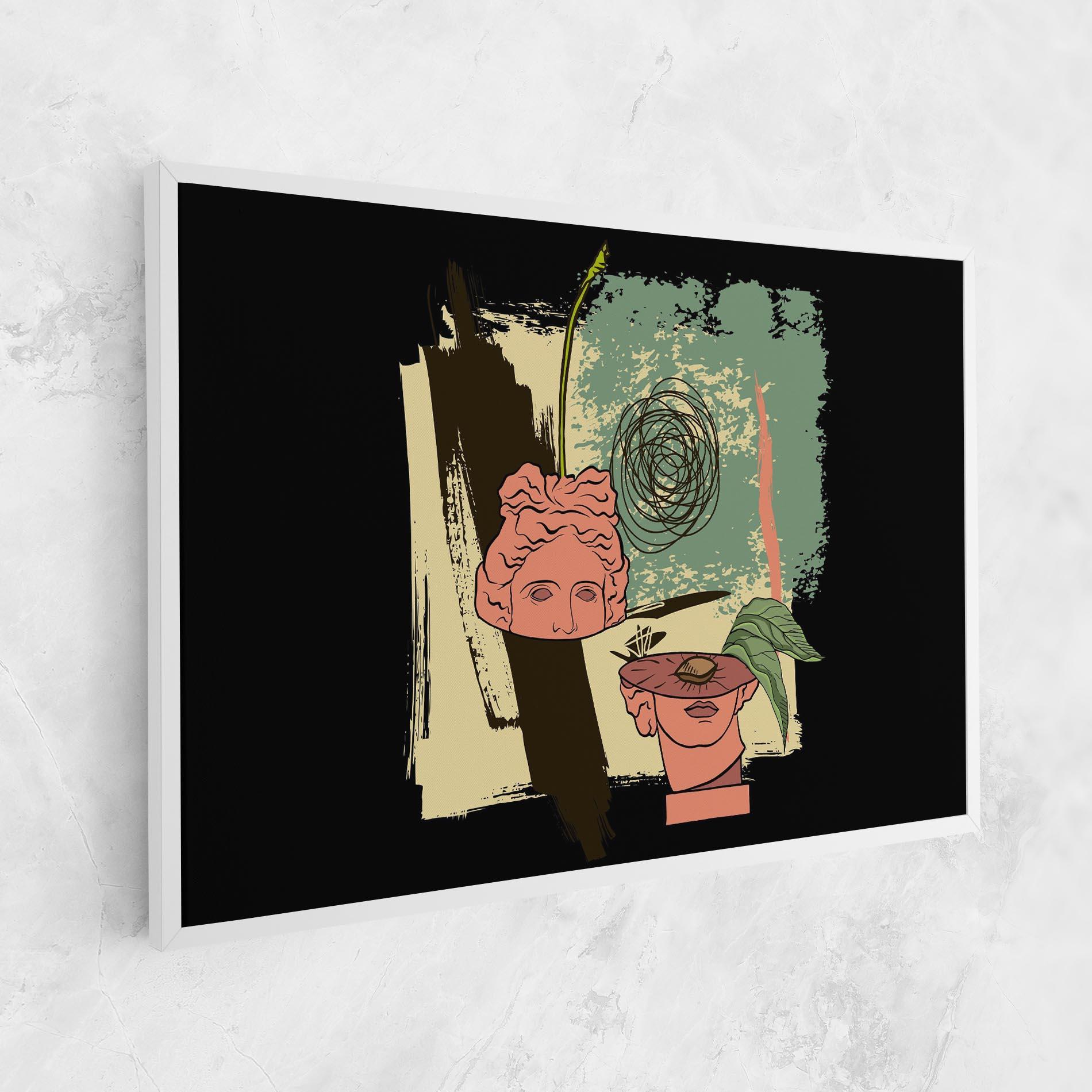 Vászonkép Statue Fruit mockup 1