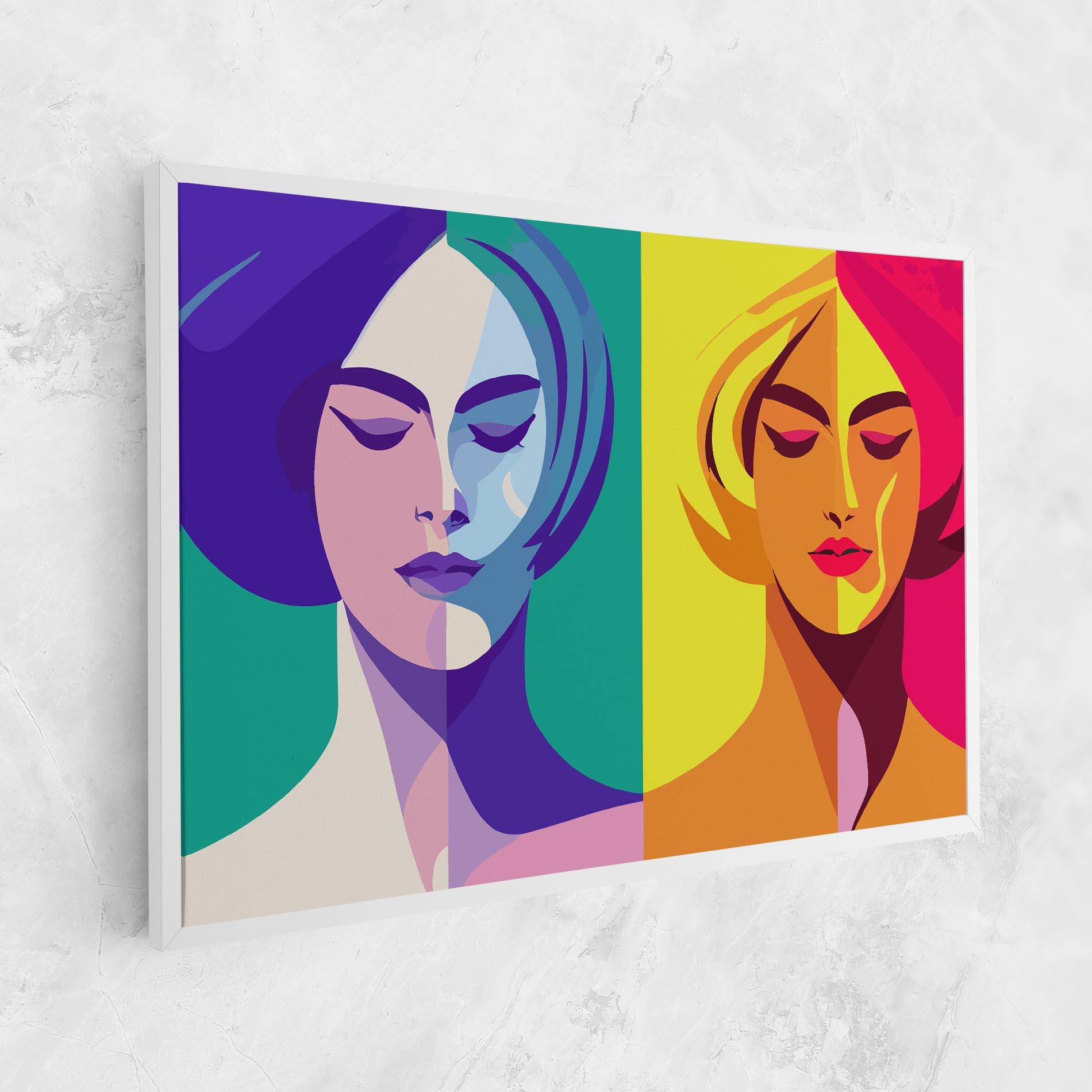 Vászonkép Winter Summer Girl mockup 1