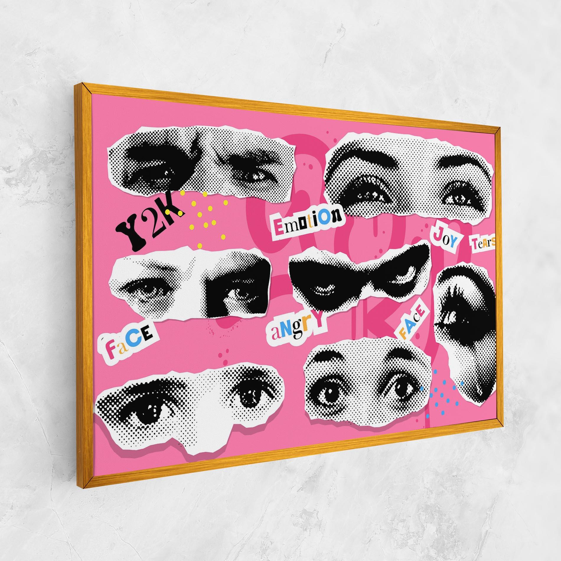 Vászonkép Eye Type mockup 1