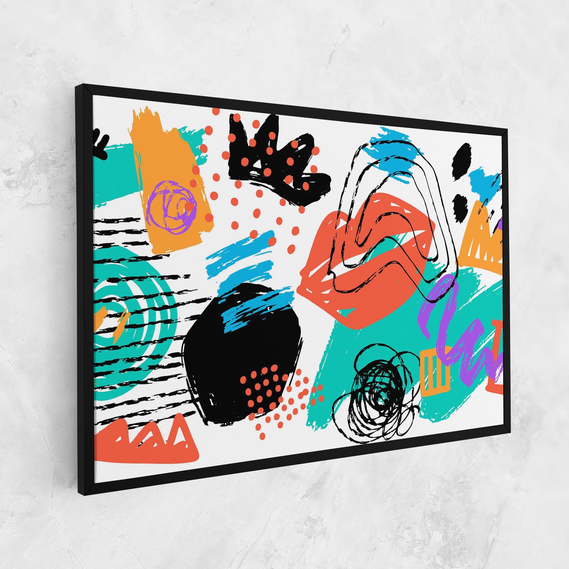 Vászonkép Drawing Collage Art mockup 1