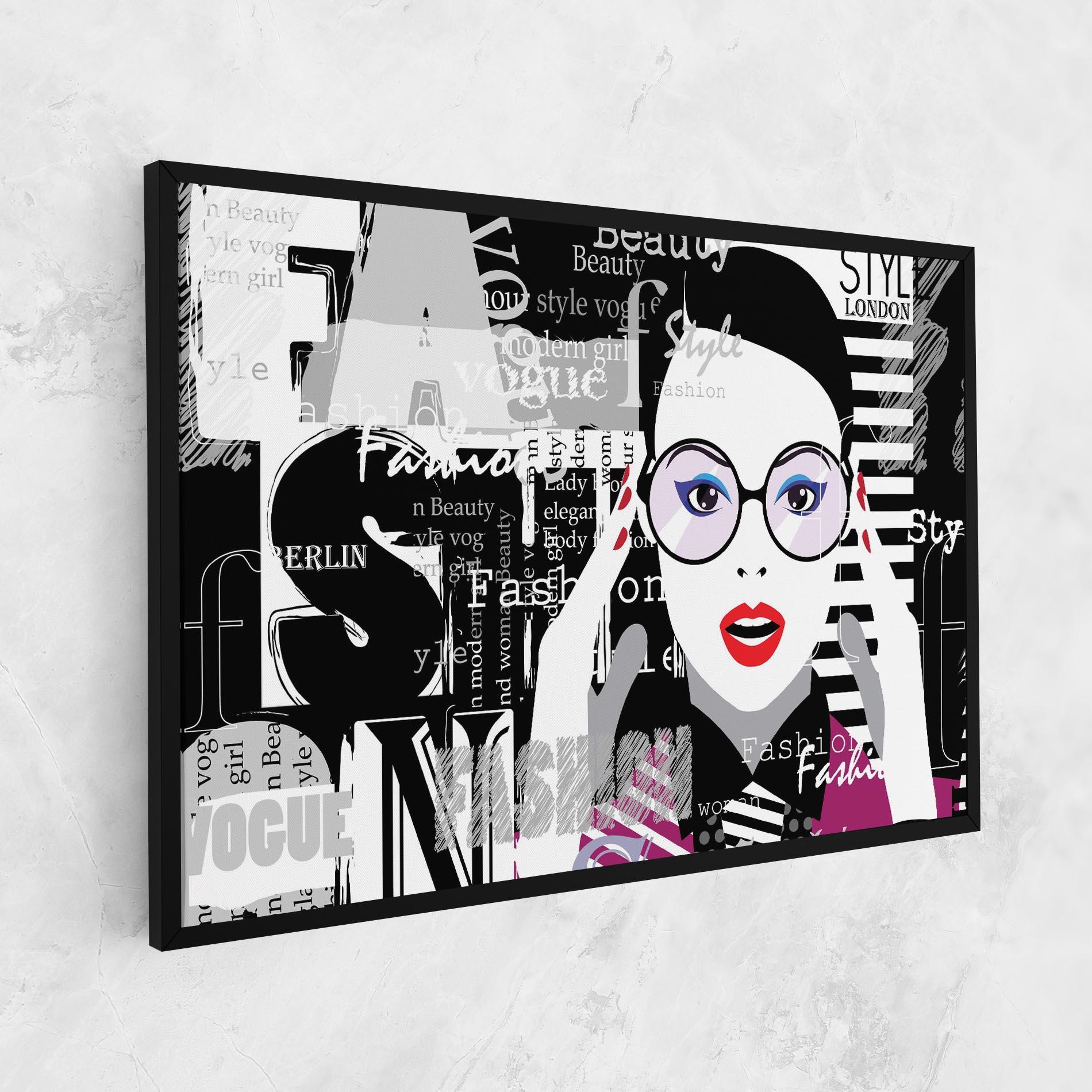 Vászonkép Fashion Collage mockup 1