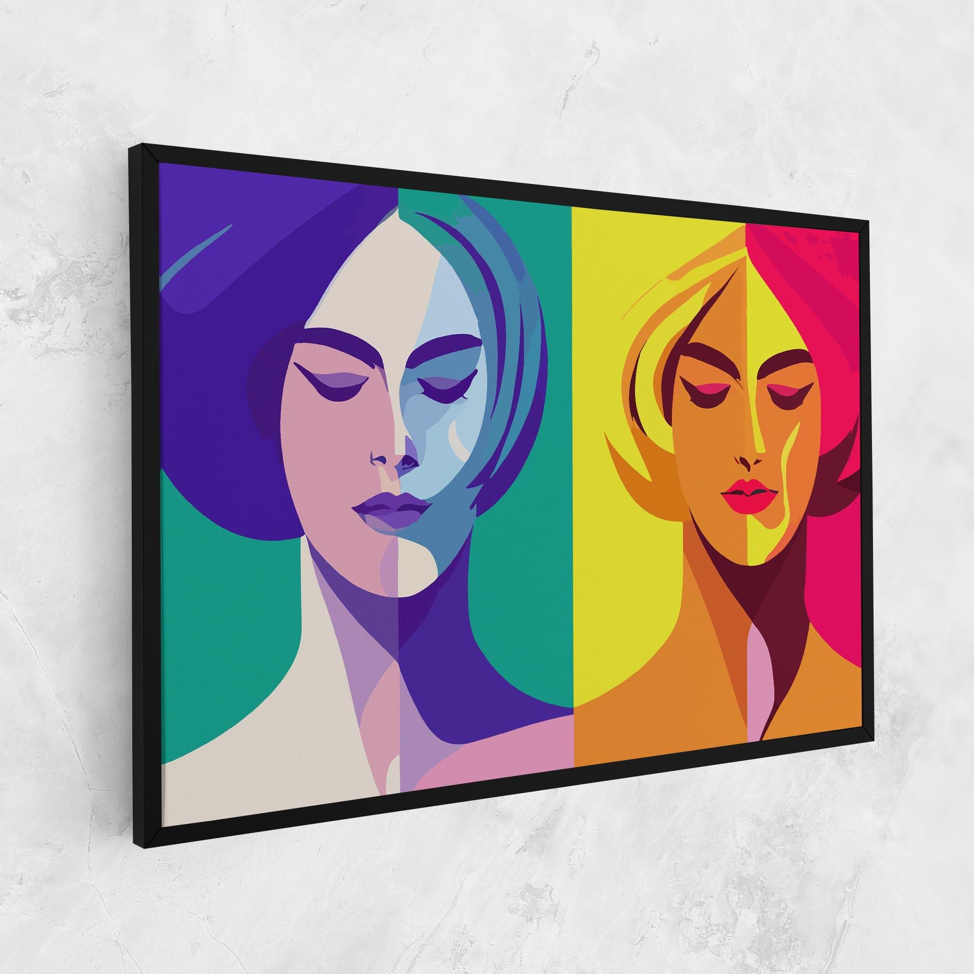 Vászonkép Winter Summer Girl mockup 1