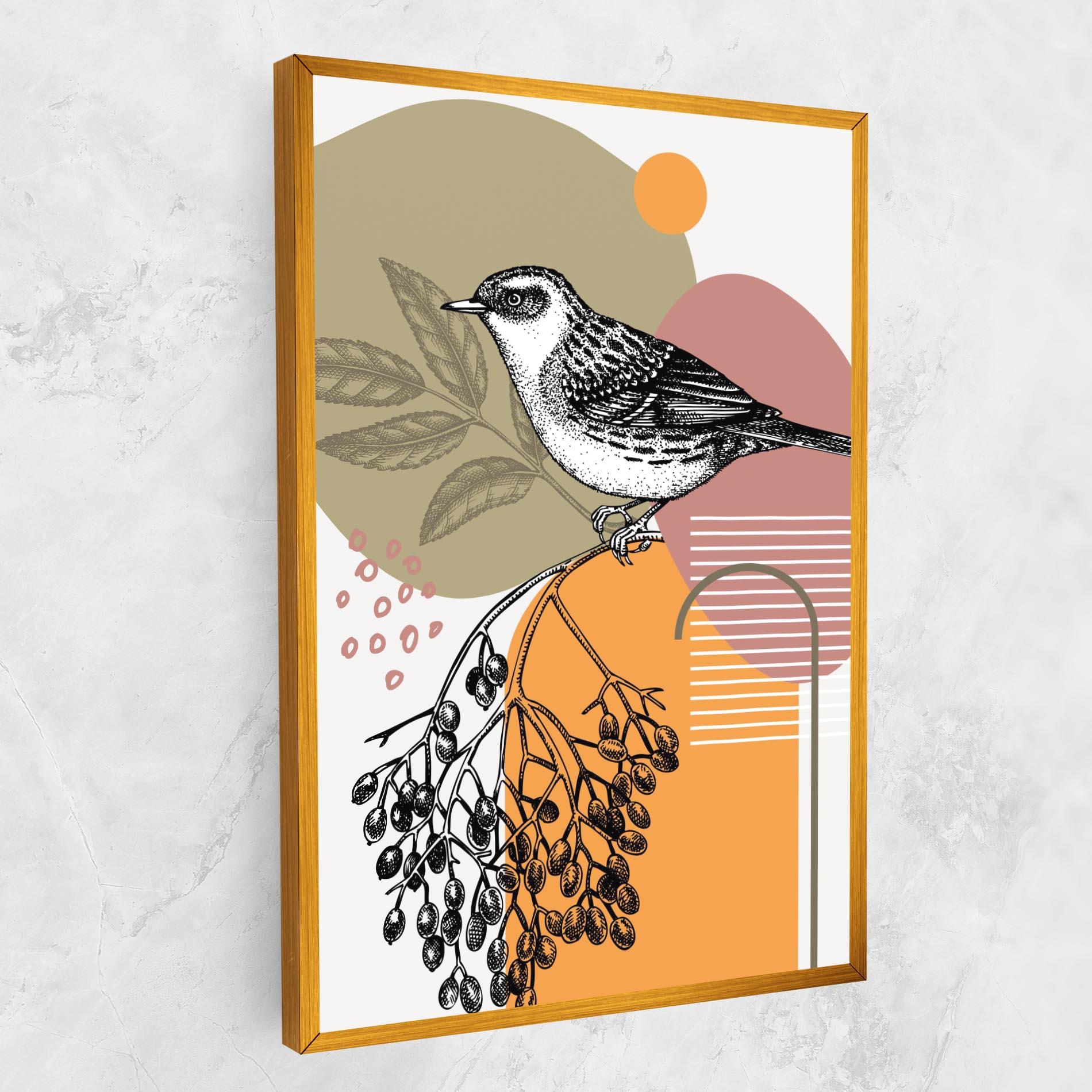 Vászonkép Bird Collage mockup 1