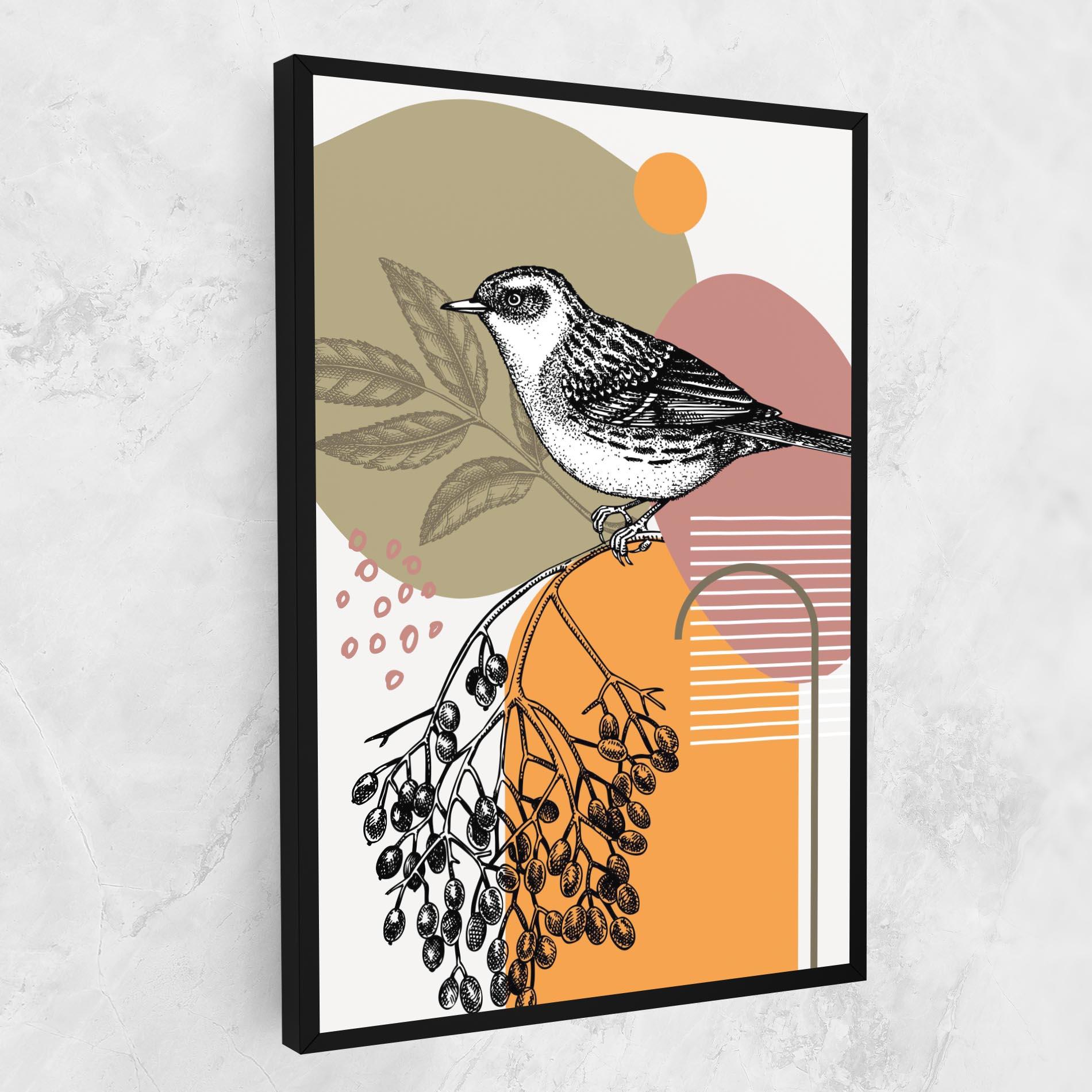 Vászonkép Bird Collage mockup 1