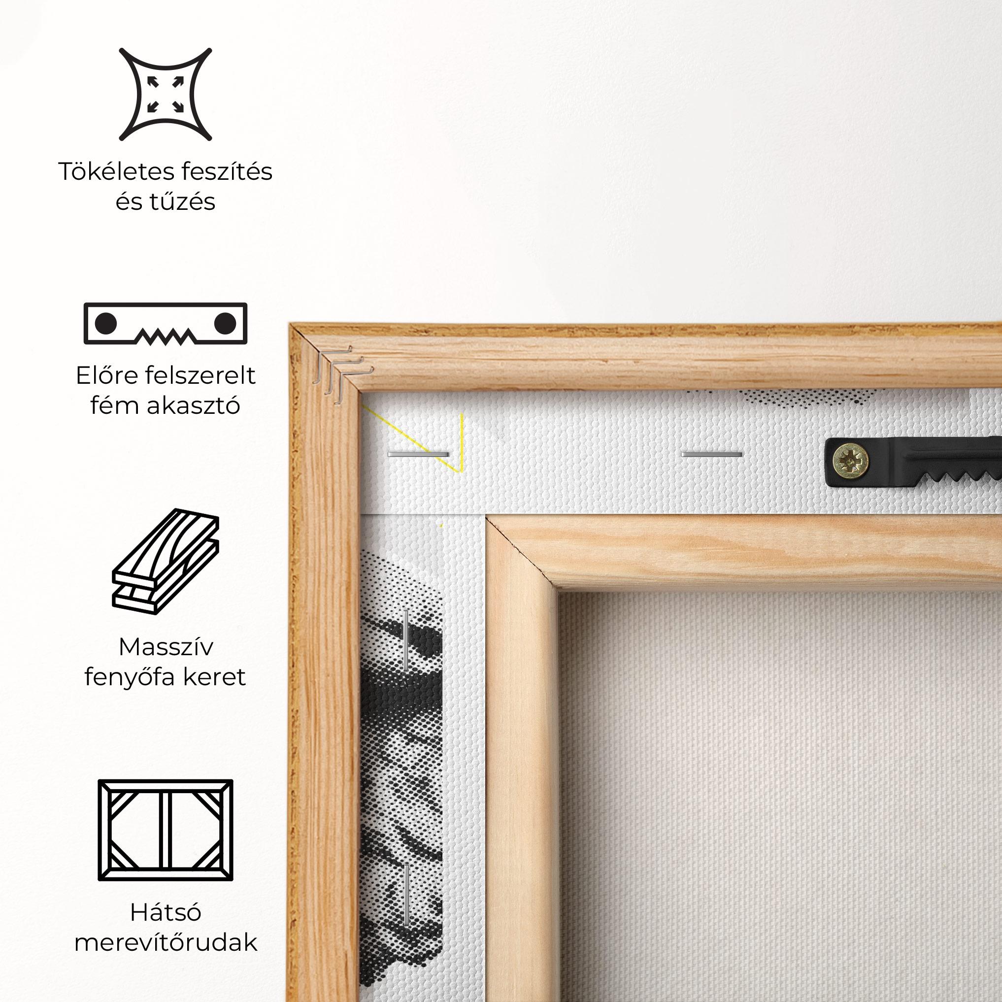 Vászonkép Lion Collage mockup 5