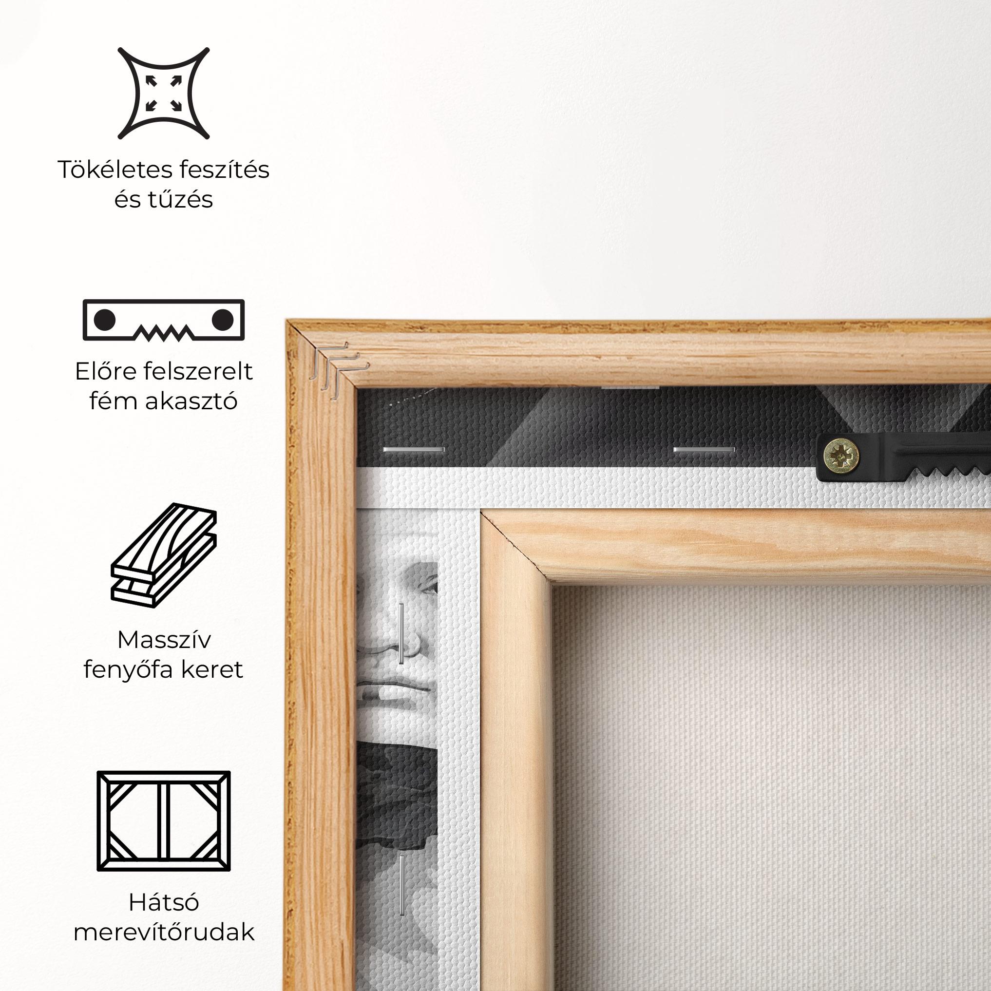 Vászonkép Statue Mask mockup 5