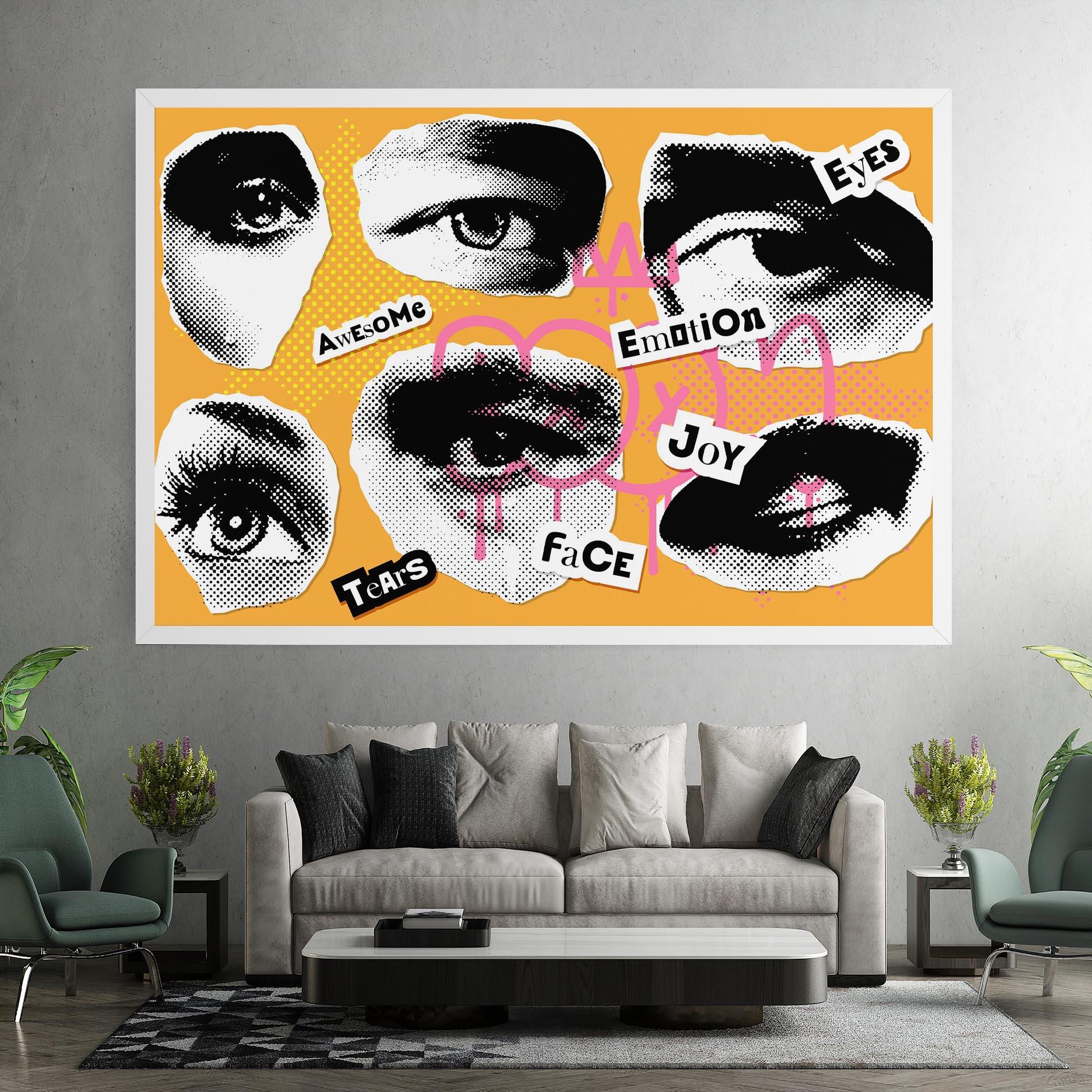 Vászonkép Awesome Emotions mockup 7