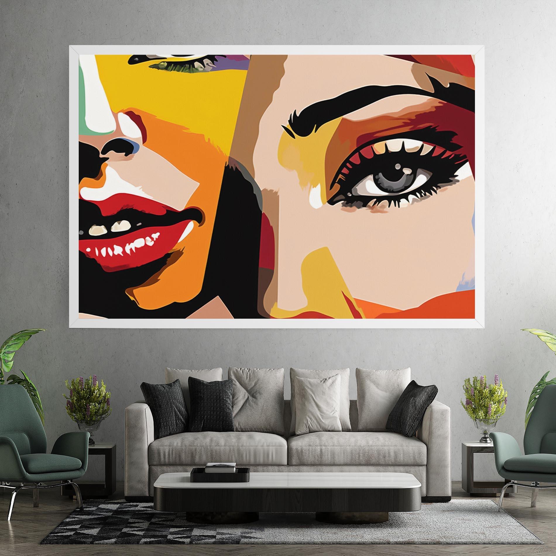 Vászonkép Beauty Woman Art mockup 7