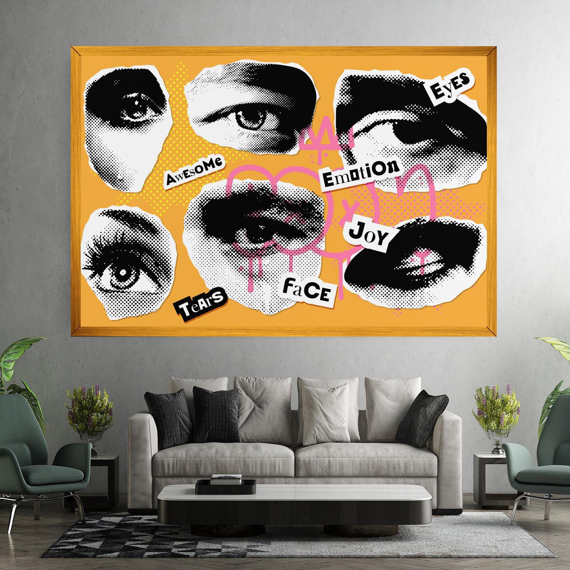 Vászonkép Awesome Emotions mockup 7